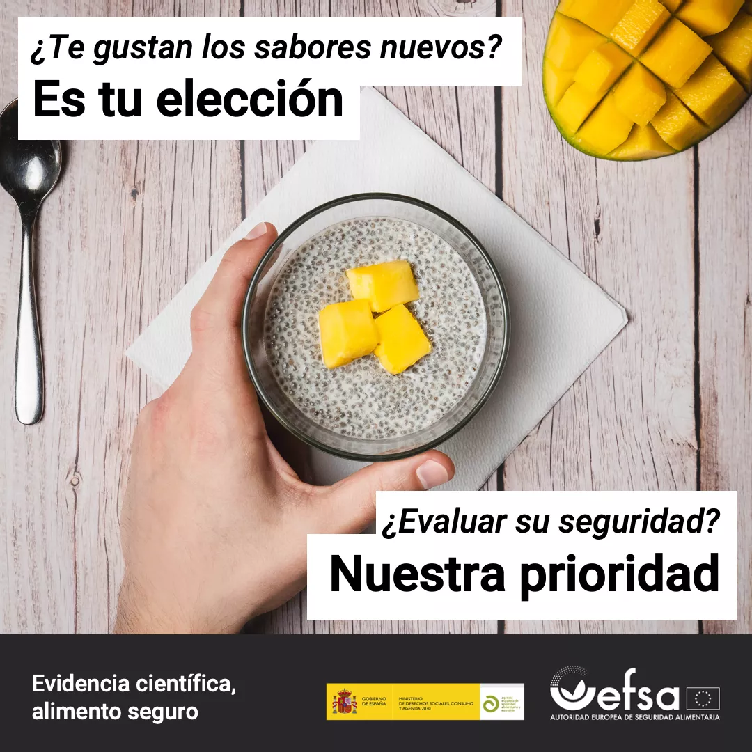 One Health One Environment EU Facebook ad: Nuevos alimentos