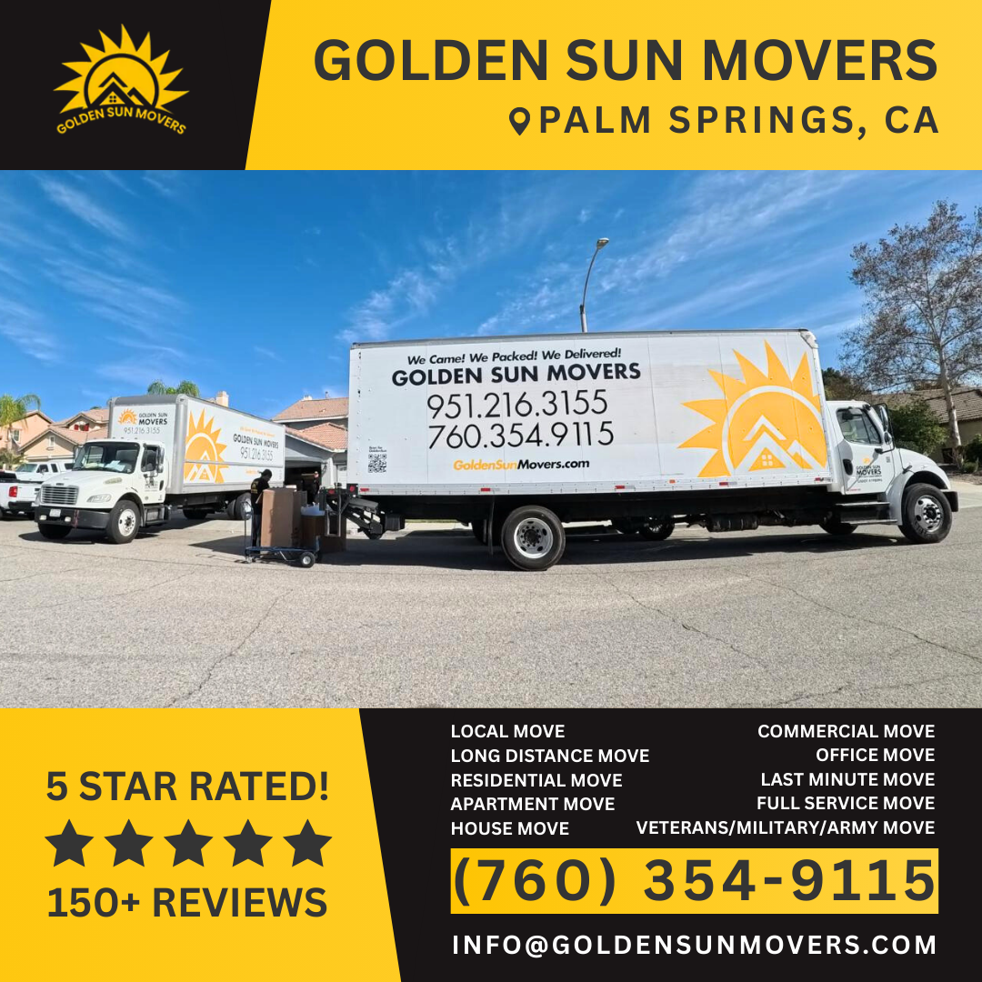 Golden Sun Movers Facebook ad