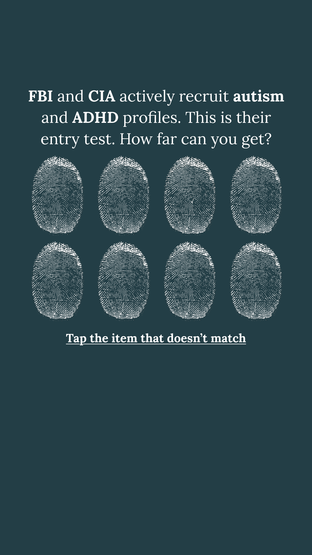 Brain Health Check Facebook ad