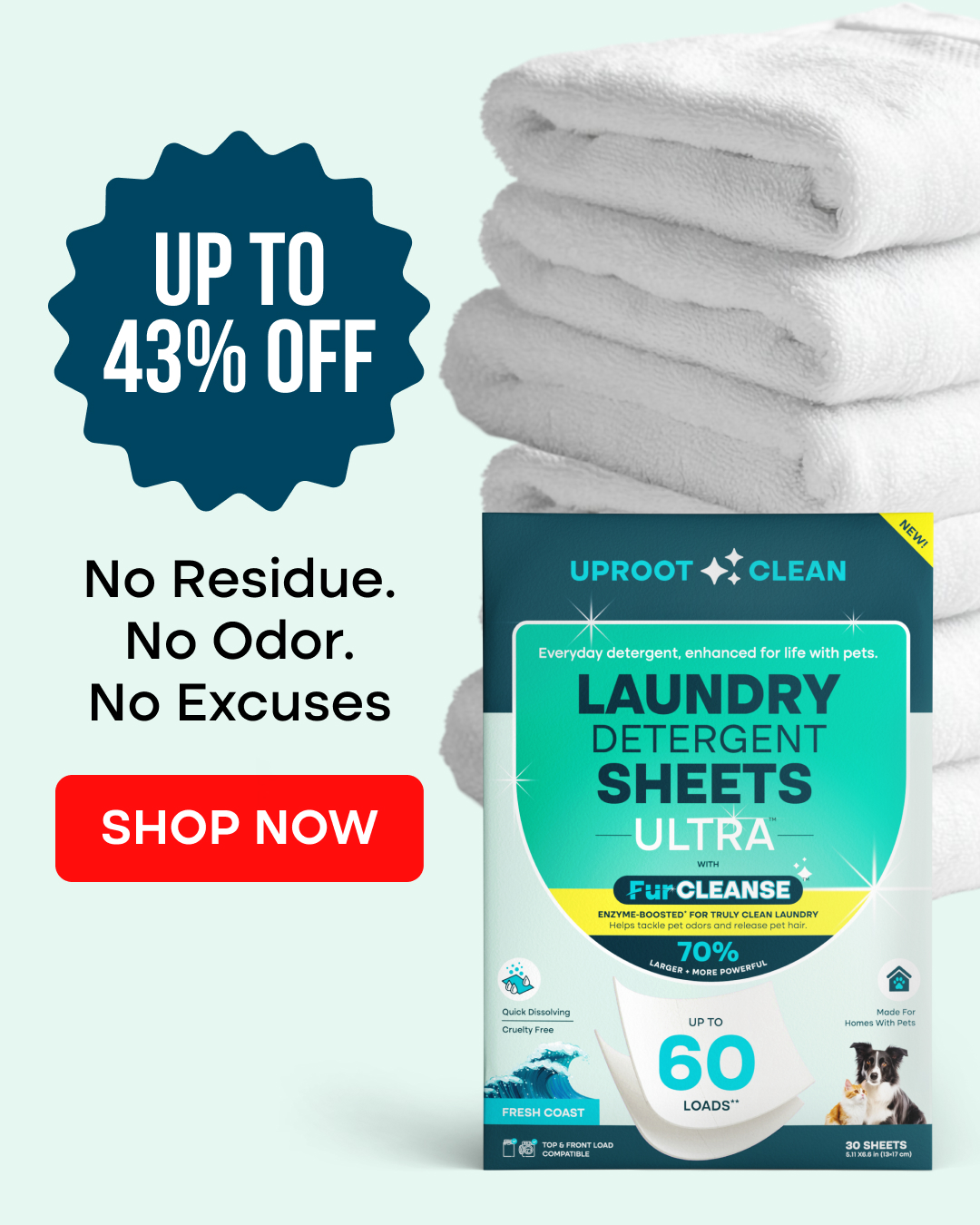 Uproot Clean Facebook ad