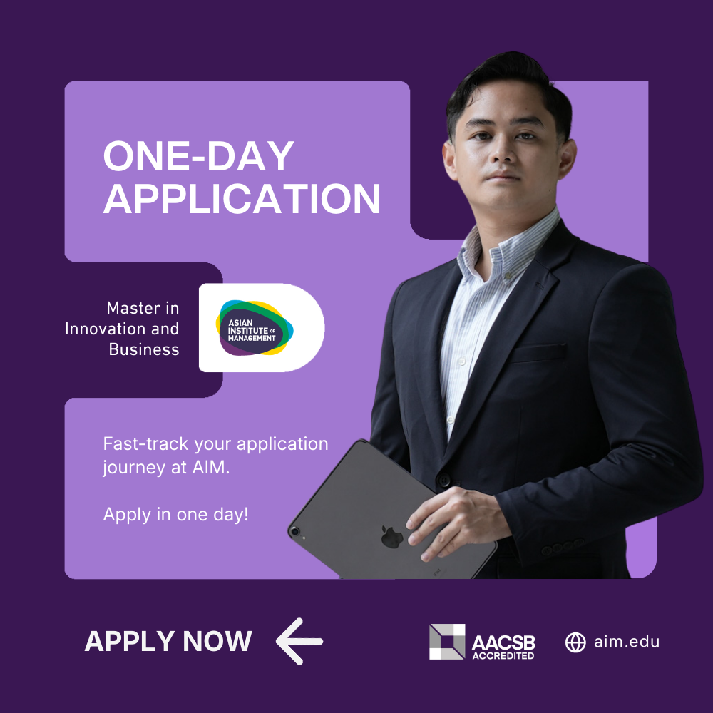 Asian Institute of Management Facebook ad