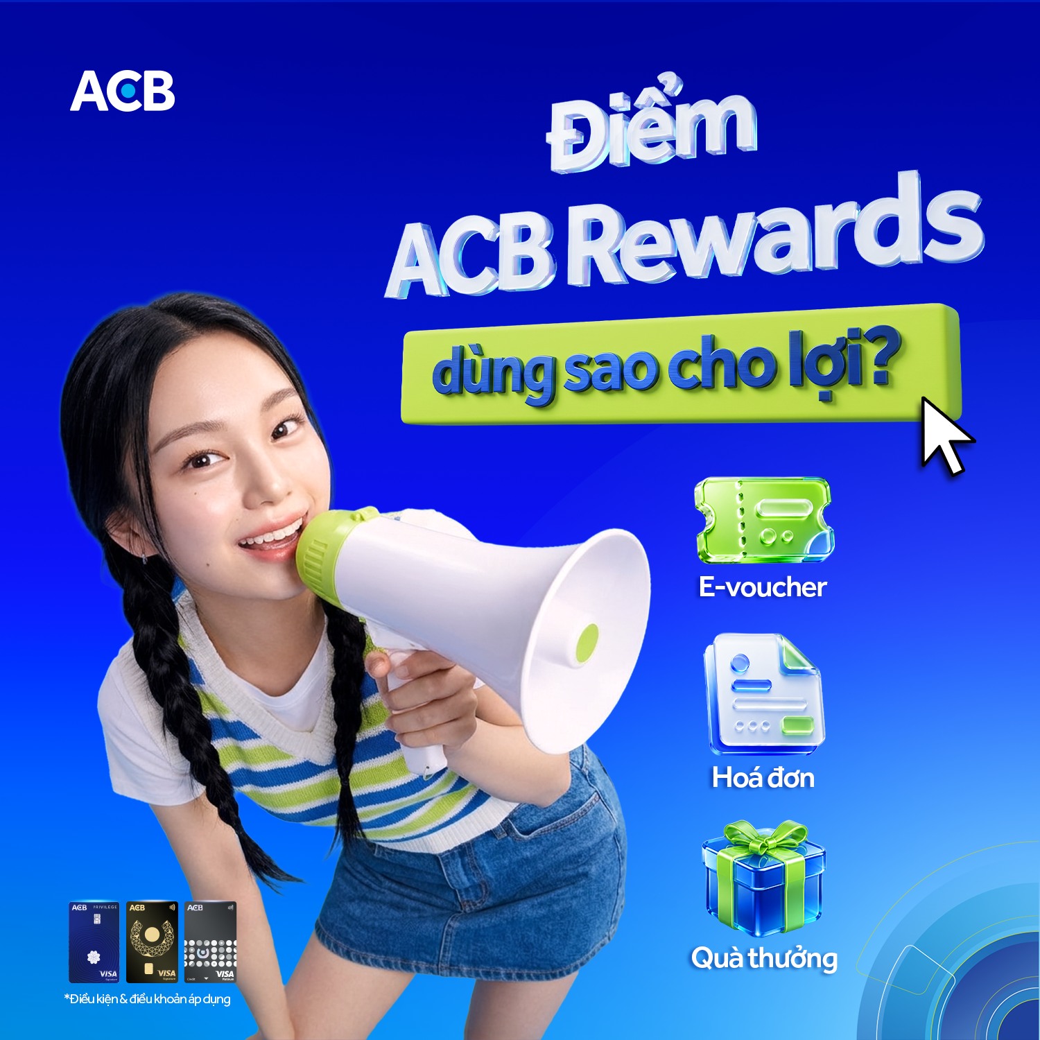 Ngân hàng Á Châu ACB Facebook ad: QUẸT THẺ MỖI NGÀY - TÍCH ĐIỂM ĐỔI…