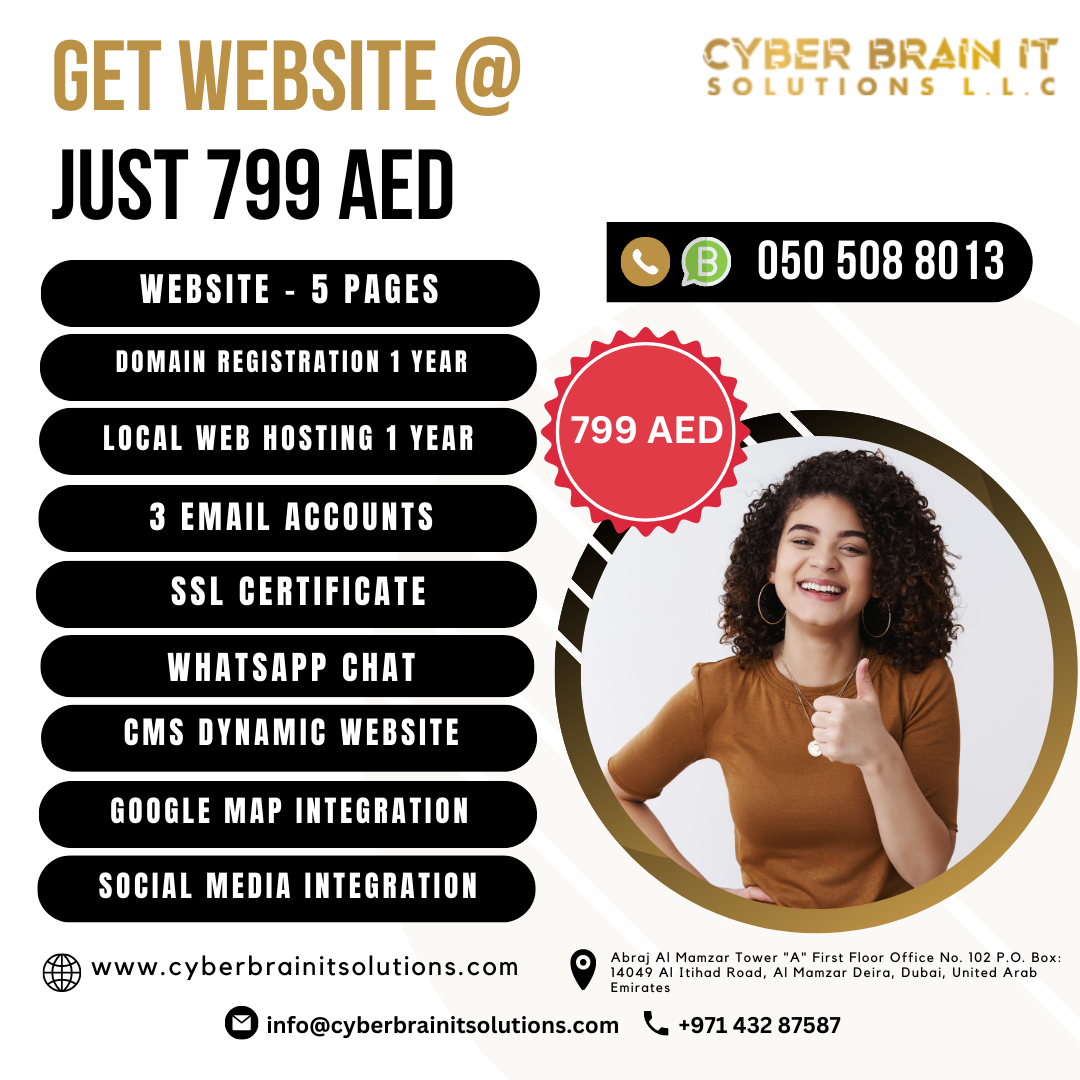 Cyber Brain It Solutions Facebook ad: Chat with us