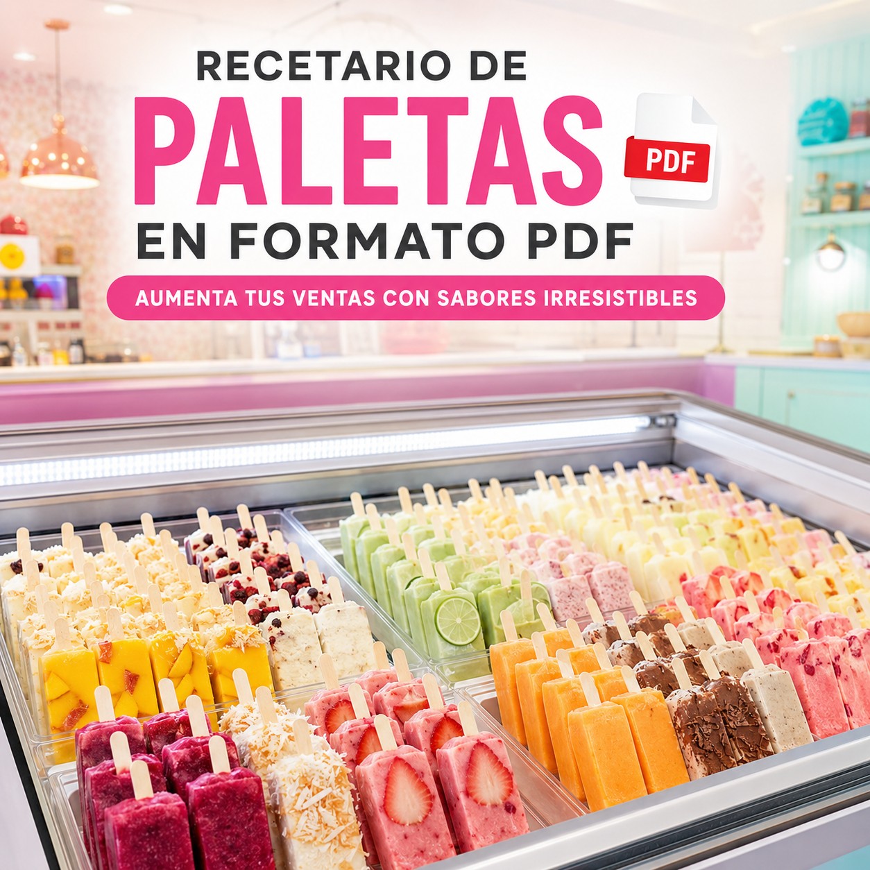 El Rincon del Helado Facebook ad: ¡Recetario PALETAS ARTESANALES, SABORES IRRESISTIBLES en…