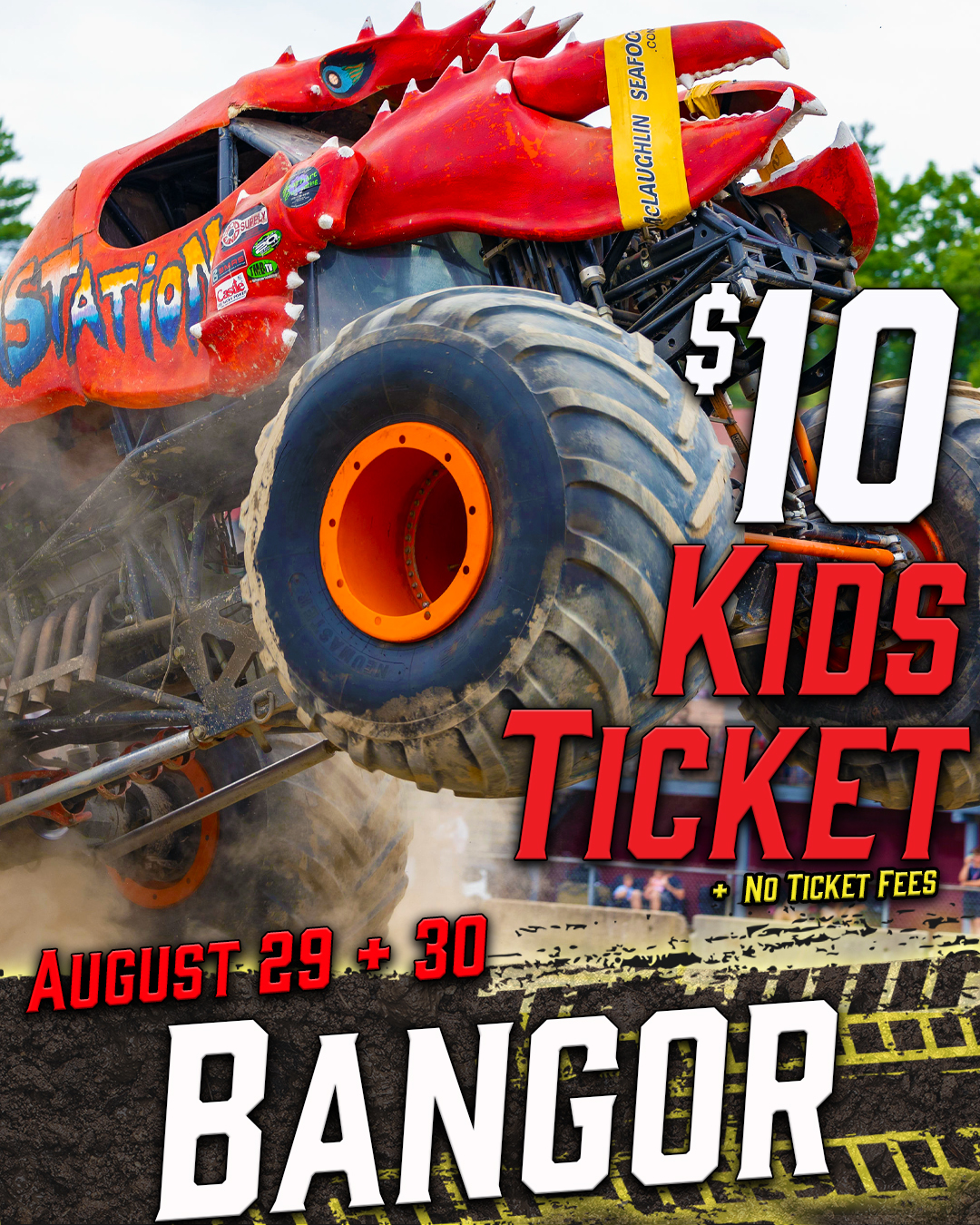 All Star Monster Truck Tour Facebook ad