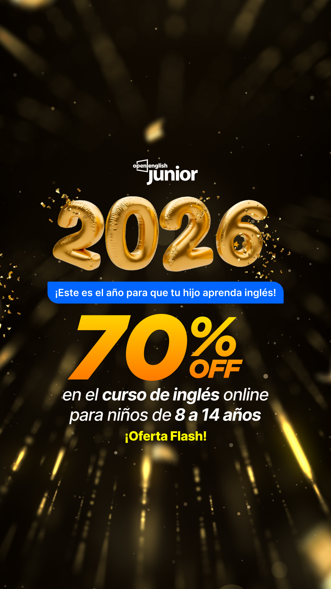 Open English Junior Facebook ad