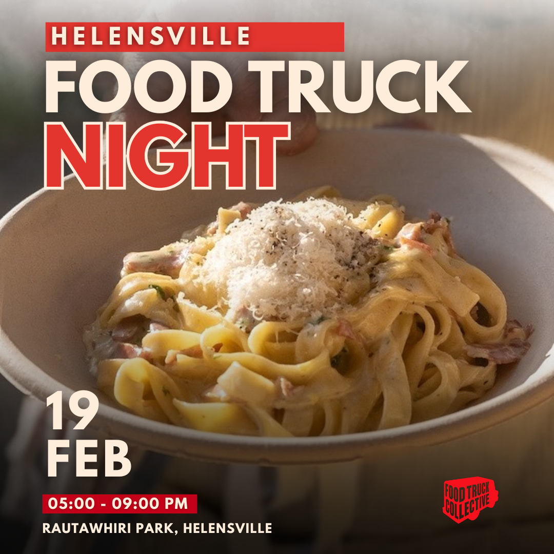 Food Truck Collective Facebook ad: Helensville, dinner plans are sorted.
