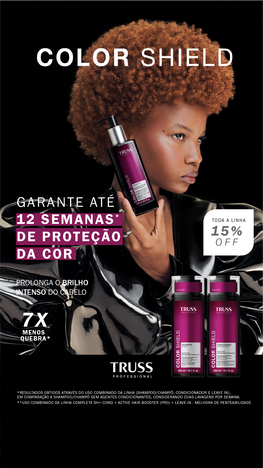 TRUSS Hair Brasil Facebook ad from May 31, 2026