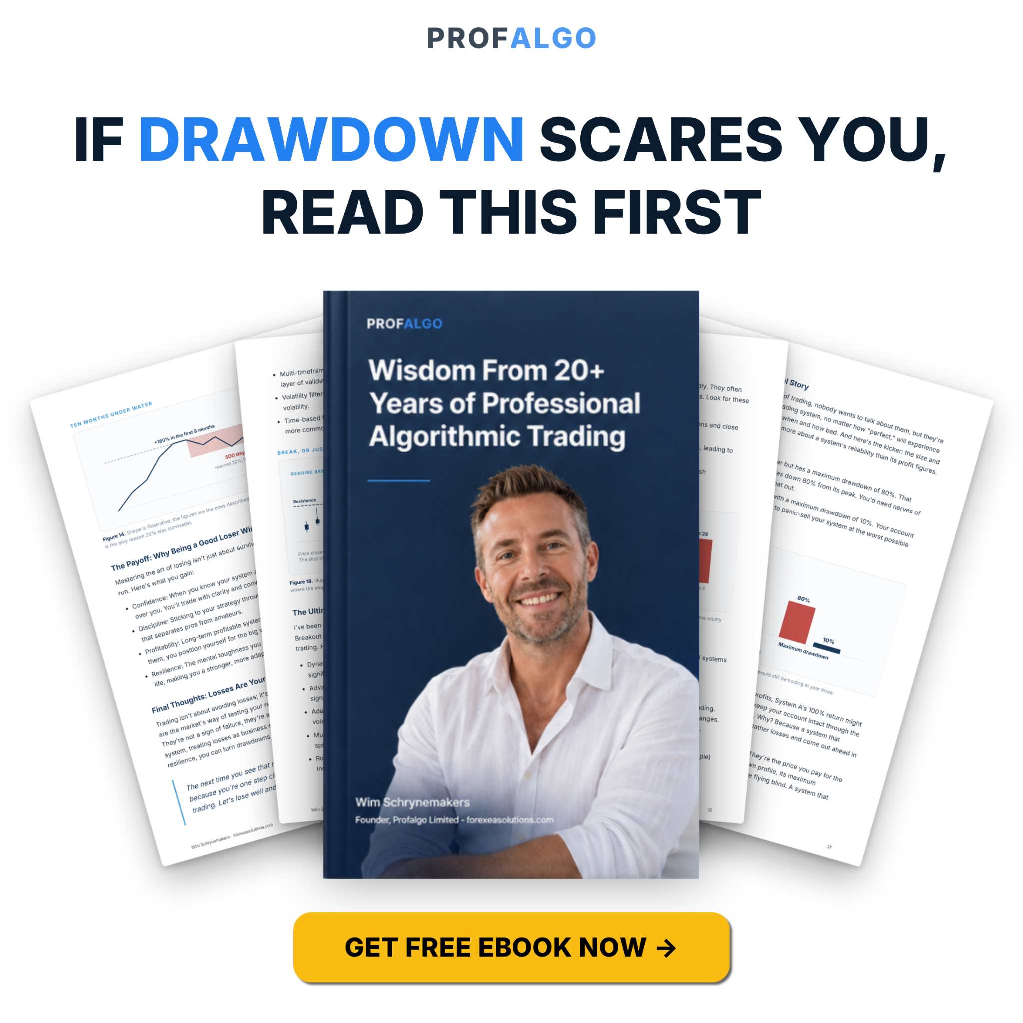 Profalgo Facebook ad: Claim Your Free Ebook Now