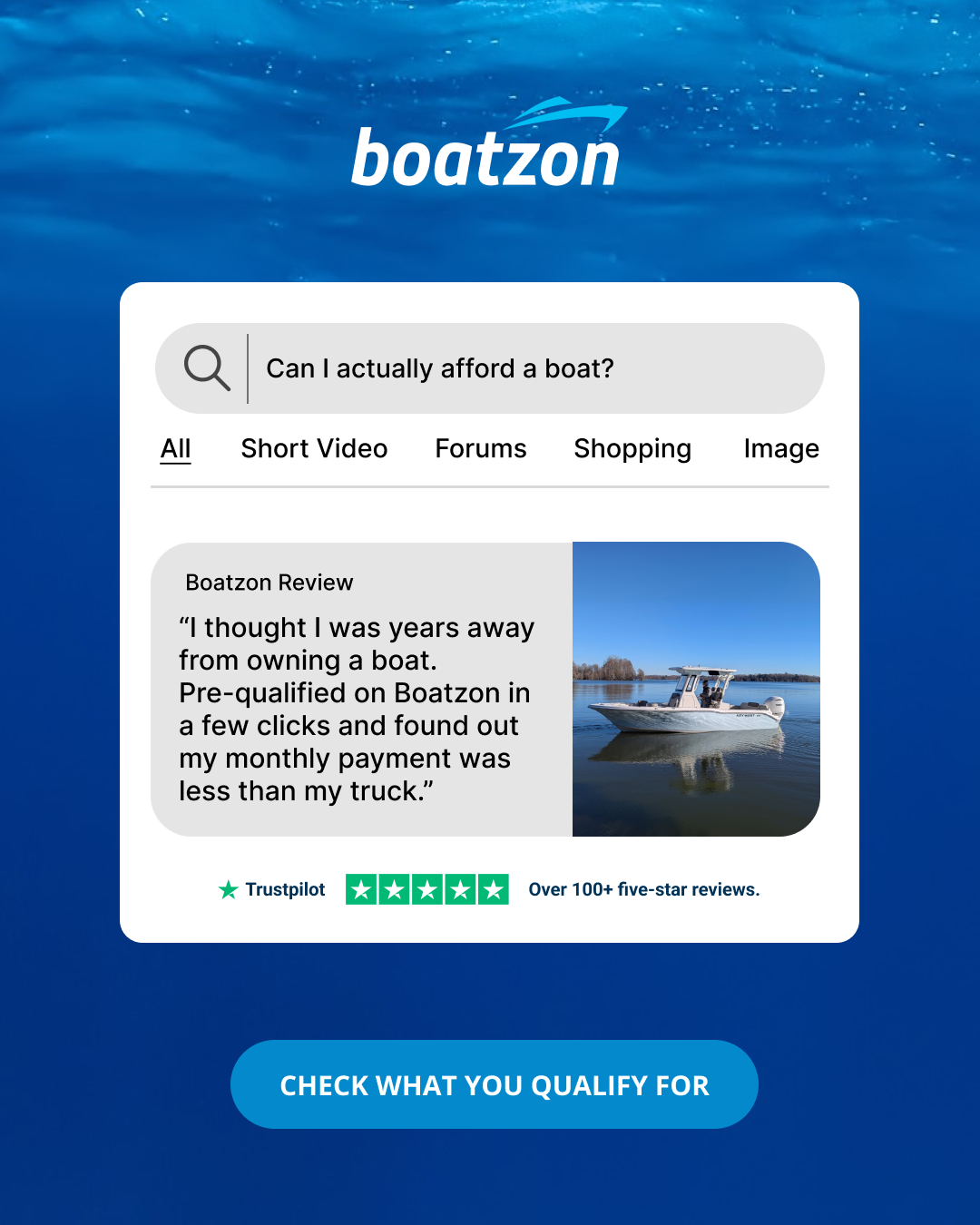 Boatzon Facebook ad
