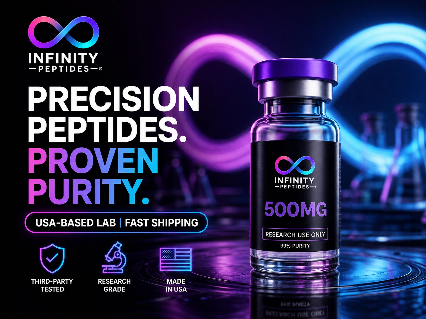 Infinitypeptide Facebook ad from Jun 30, 2026