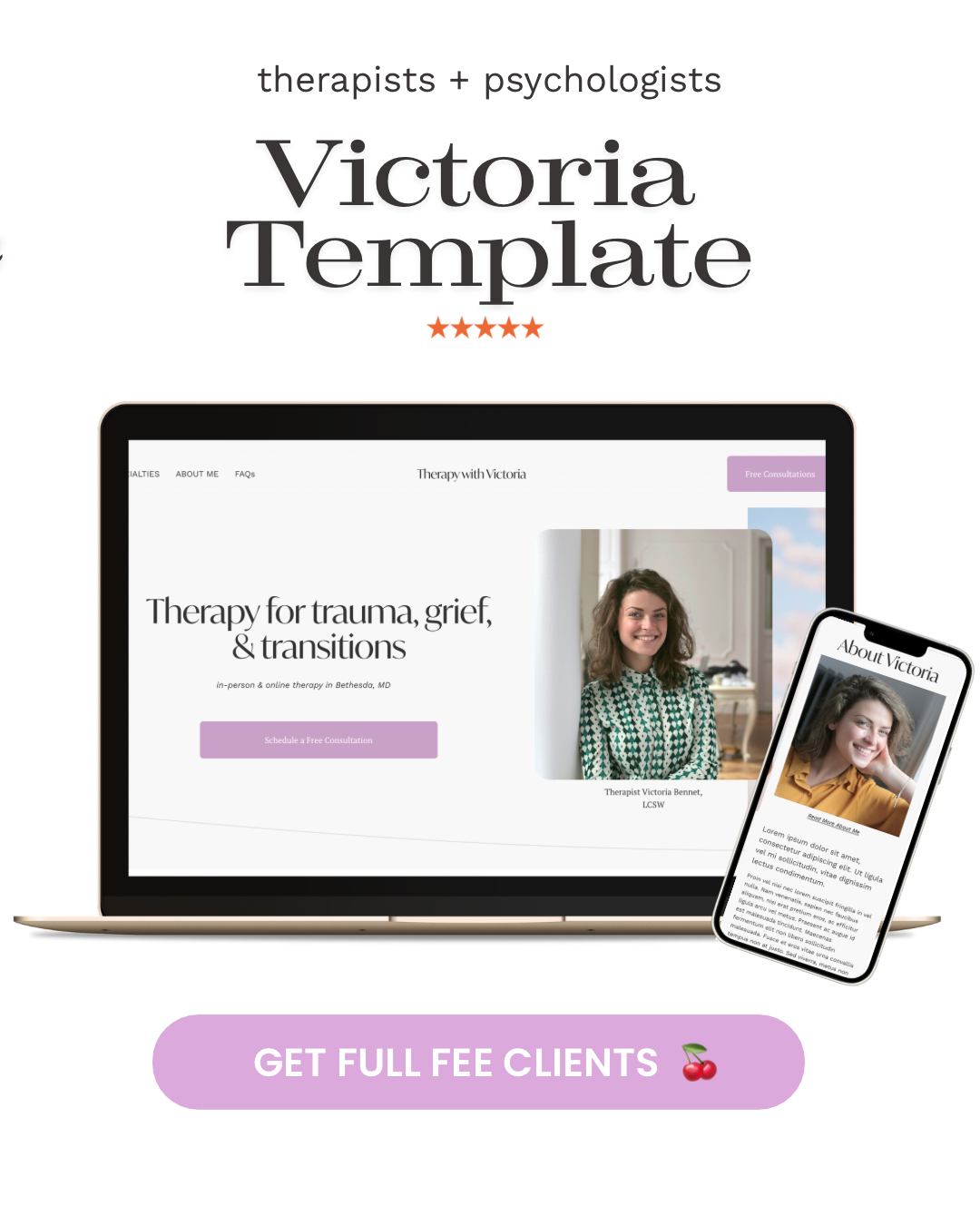 Therapist Digital Marketing Facebook ad: Easy to Use Therapy Templates