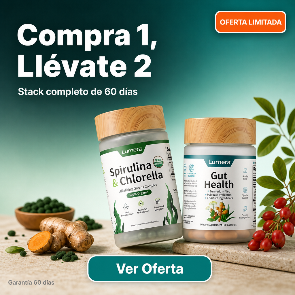 Lumera Facebook ad: Sistema 2 en 1 contra H. pylori
