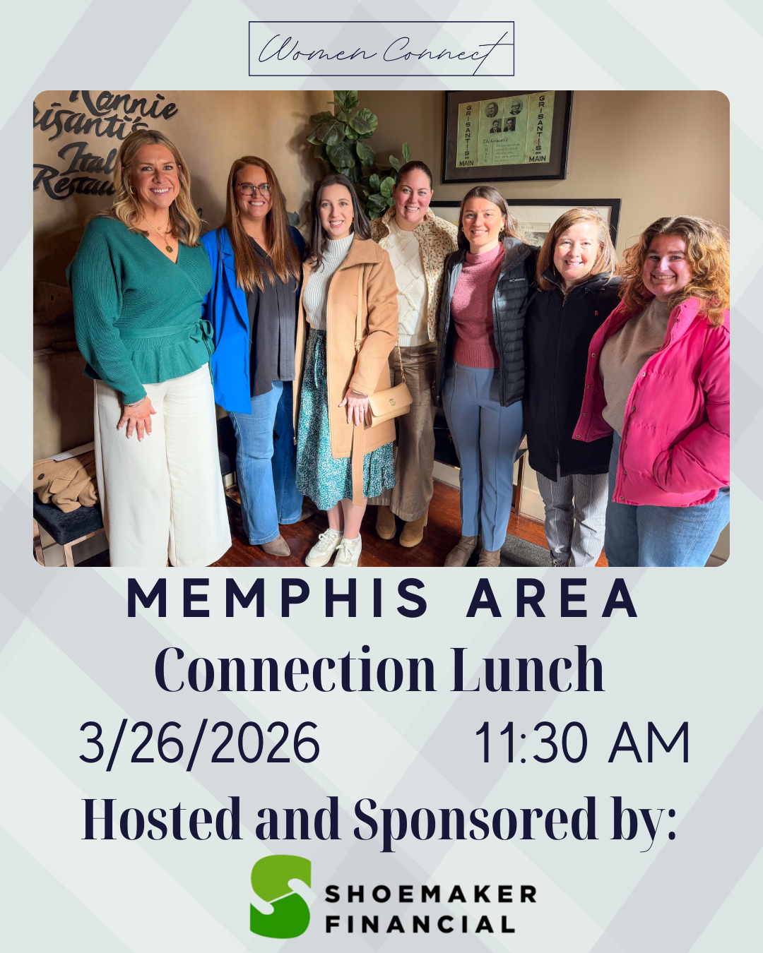 Women Connect Facebook ad: Grow Your Network & Make Real Connections!