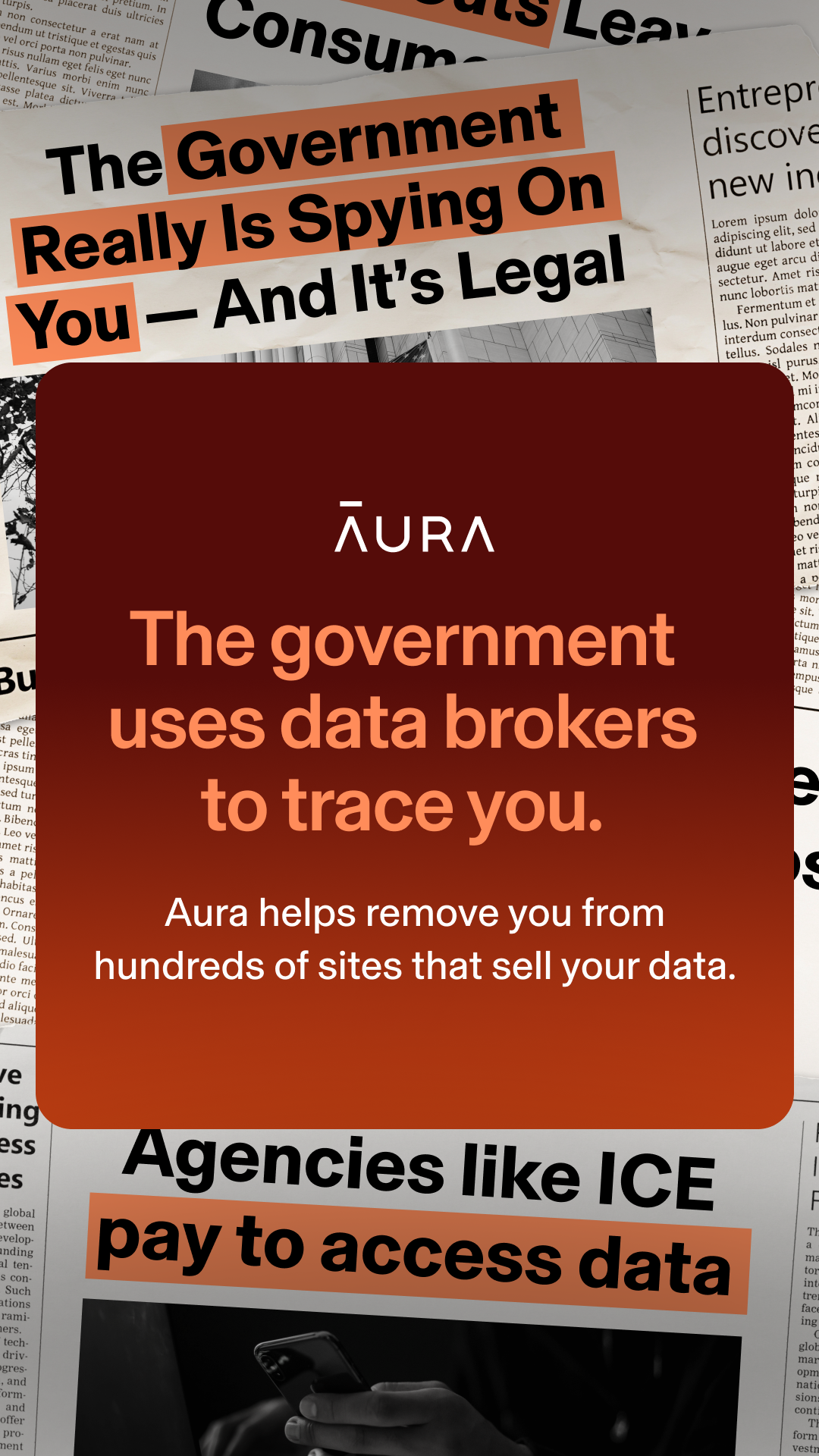 Aura Company Facebook ad