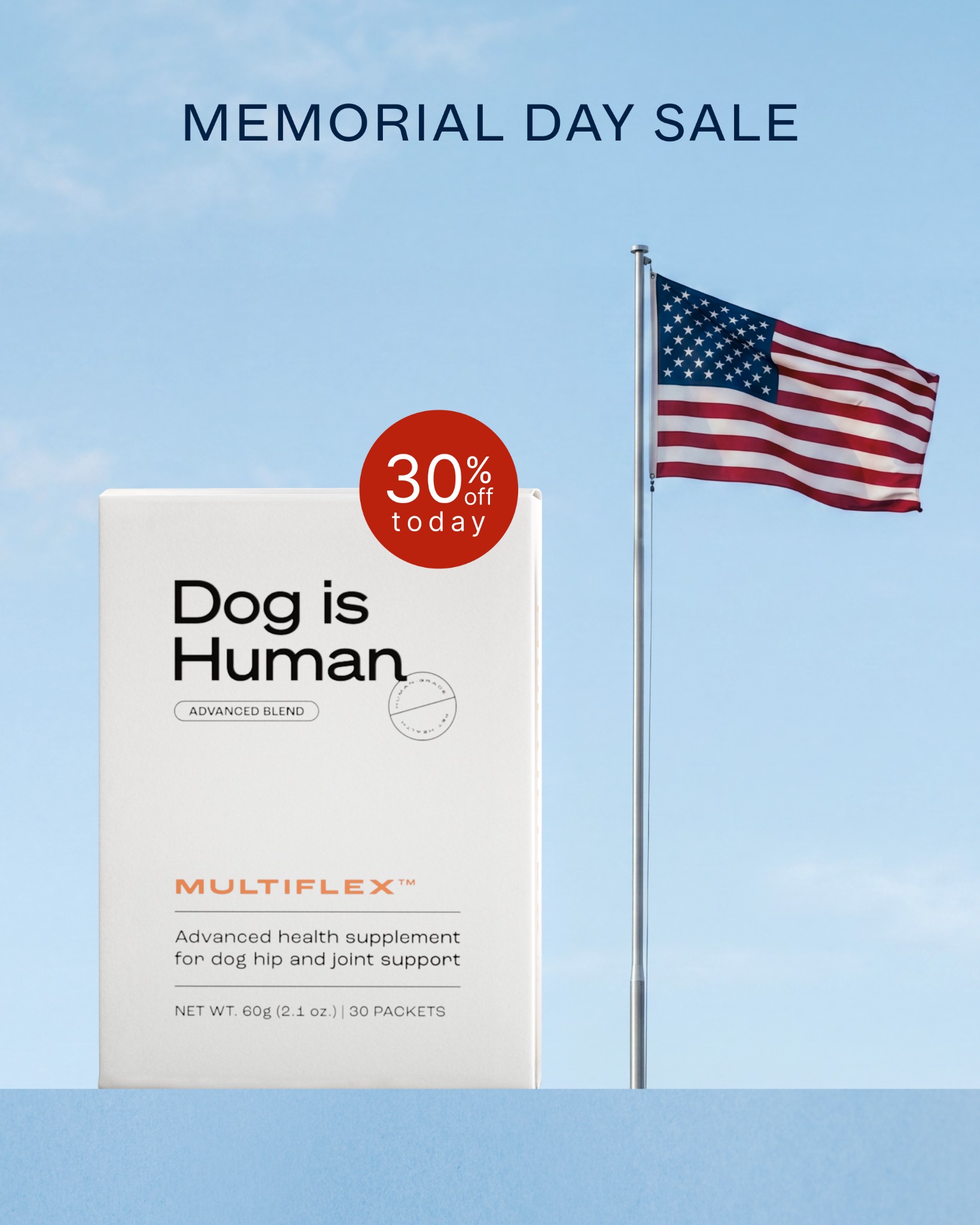 Dog is Human Facebook ad