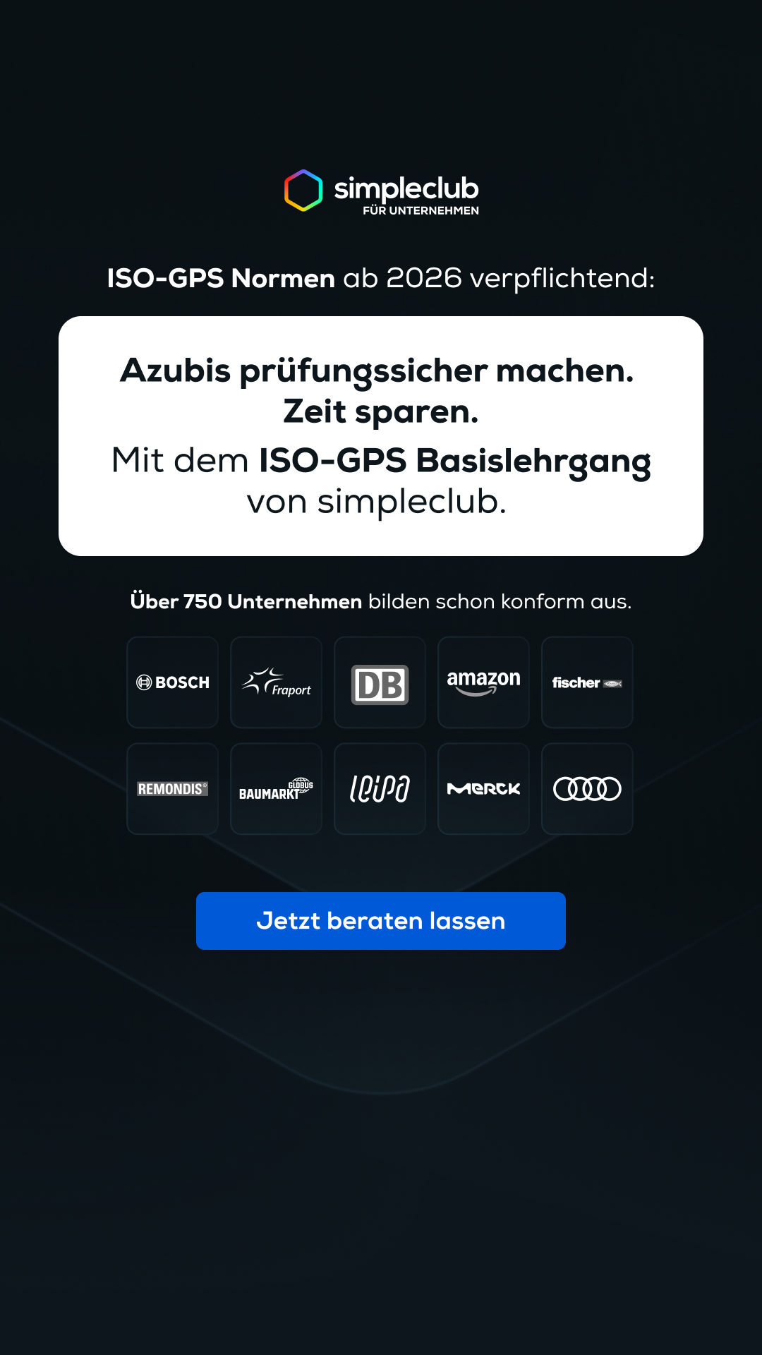 simpleclub Facebook ad