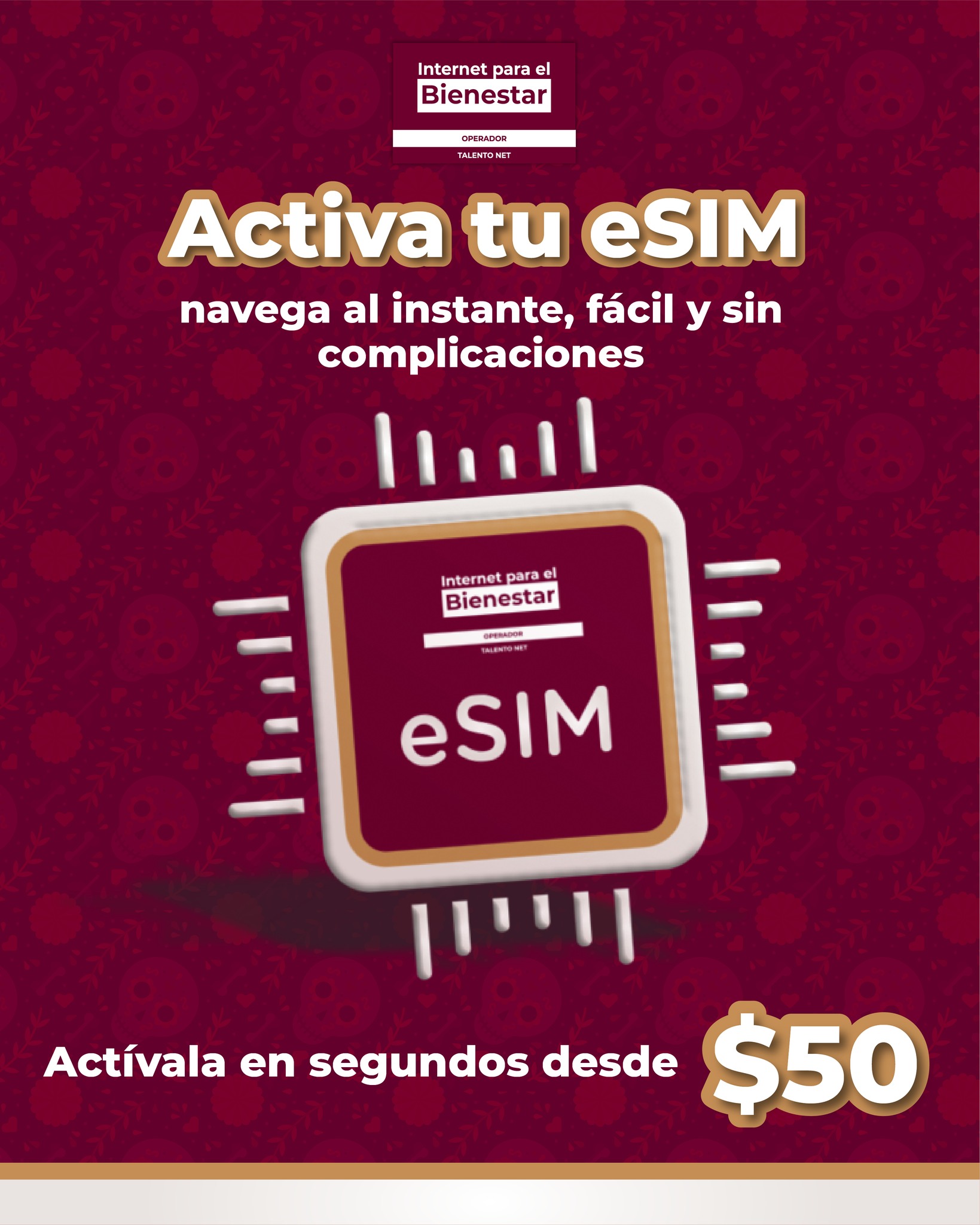 Internet para el Bienestar by Talento Net Facebook ad