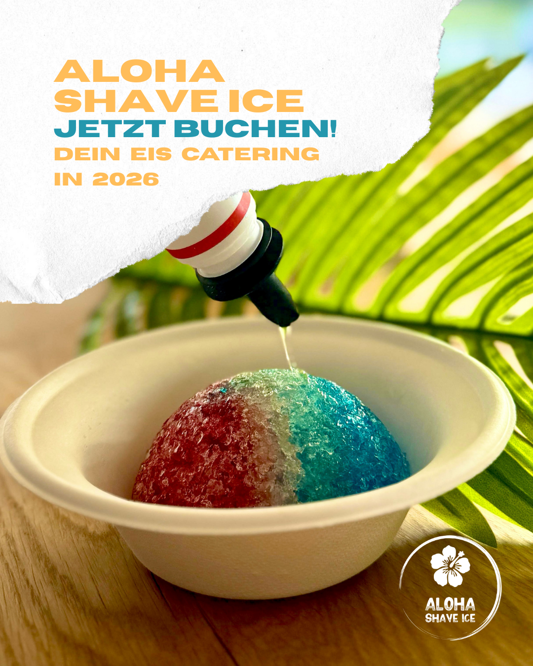 Aloha Shave Ice Facebook ad: Der Frische-Kick für deine Hochzeit: Die perfekte, leichte…