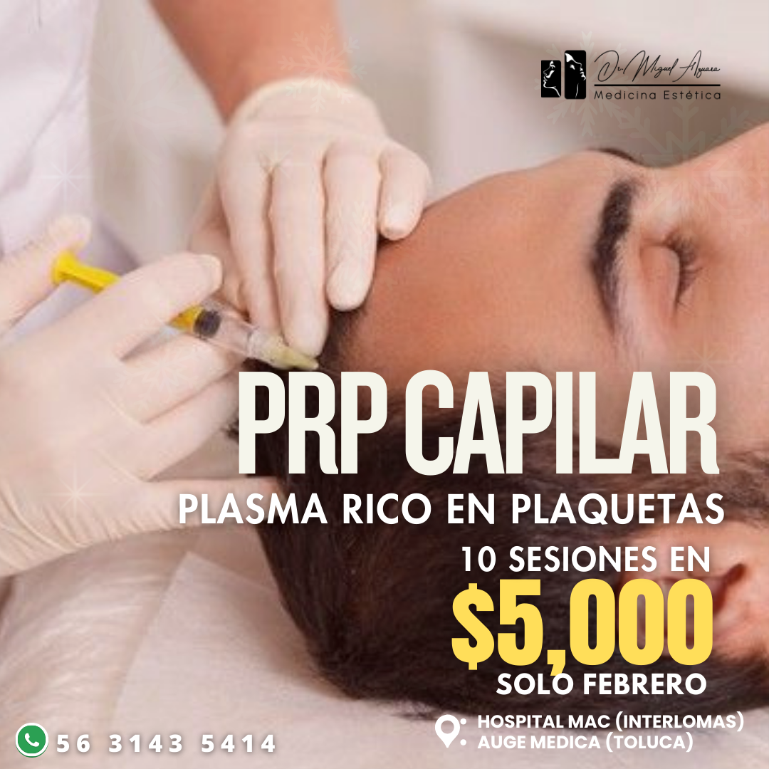 Dr Miguel Azuara Facebook ad: PRP capilar masculino