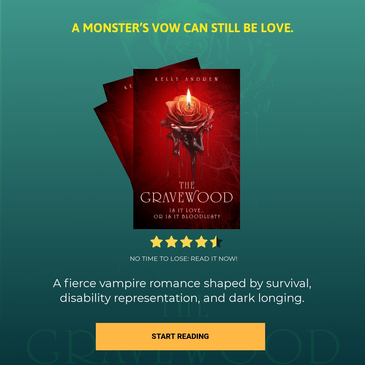 READZIS.co.uk Facebook ad: A monster’s vow can still be love.