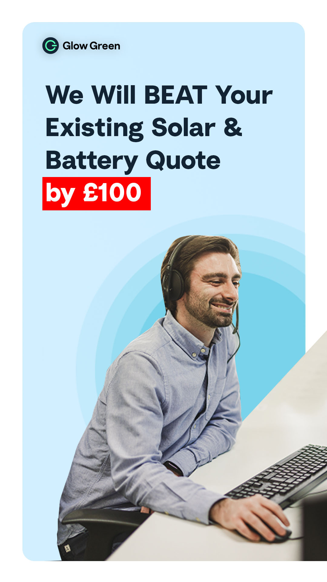 Glow Green Facebook ad