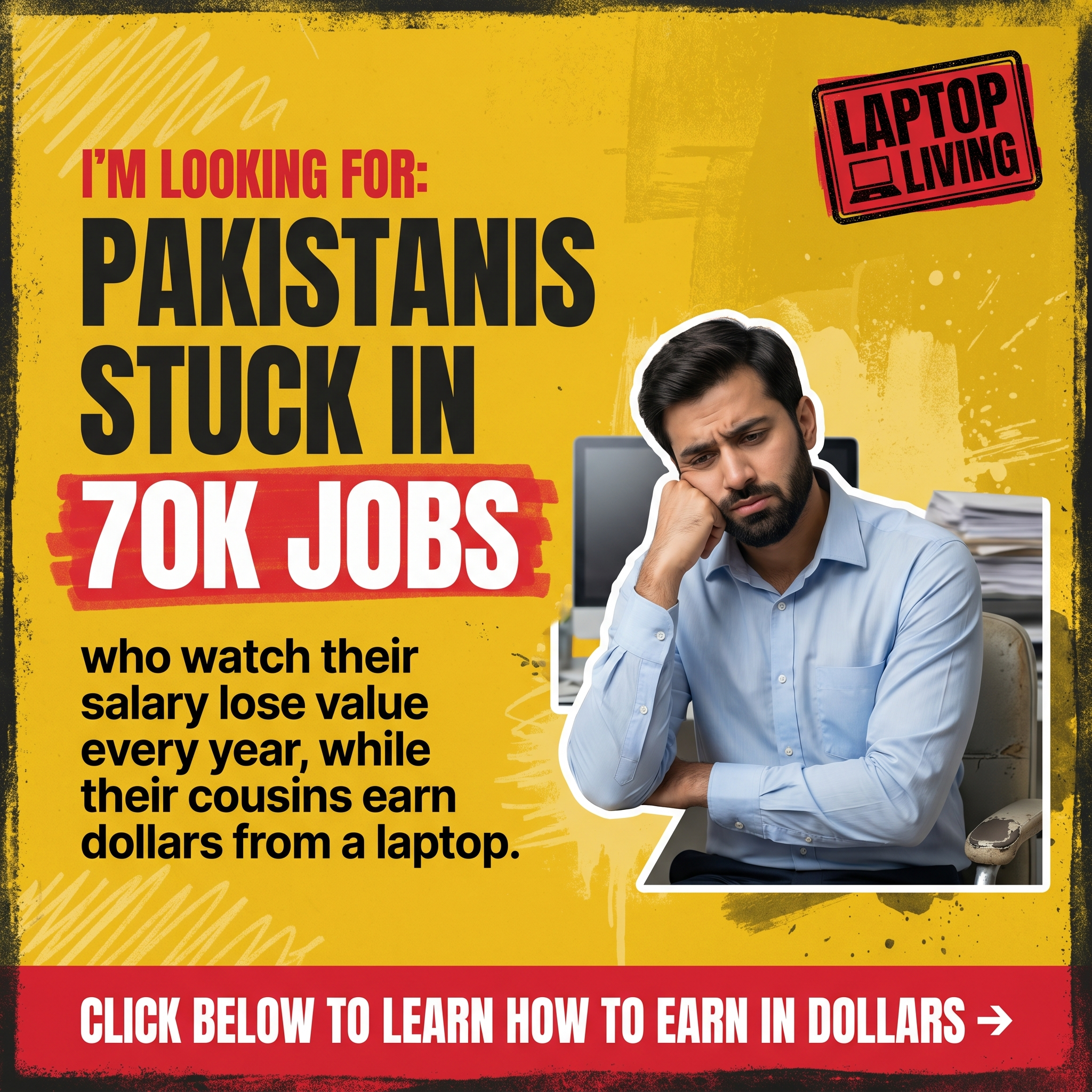 The Laptop Living Facebook ad