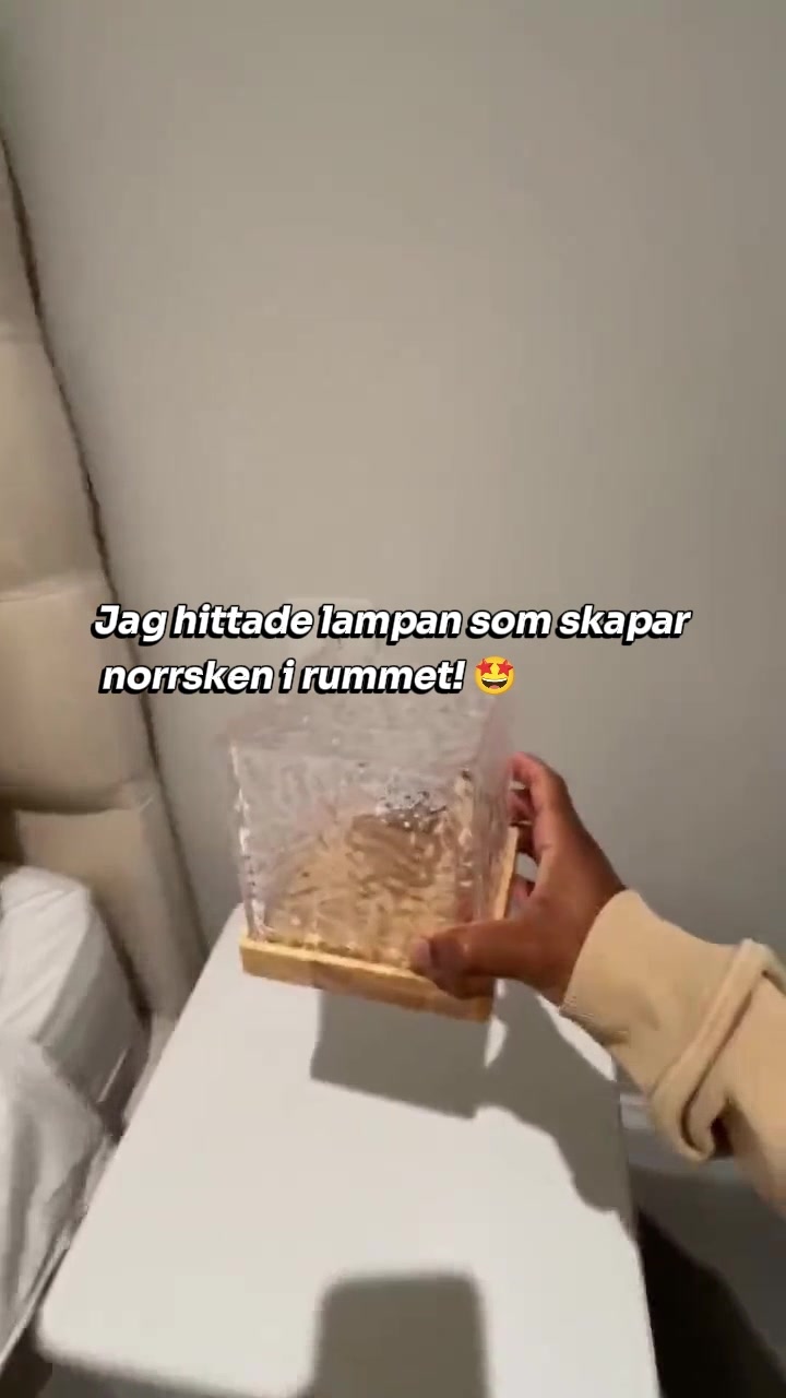 Nordicgloom Facebook ad: Upplev norrskenets magi, i ditt eget hem