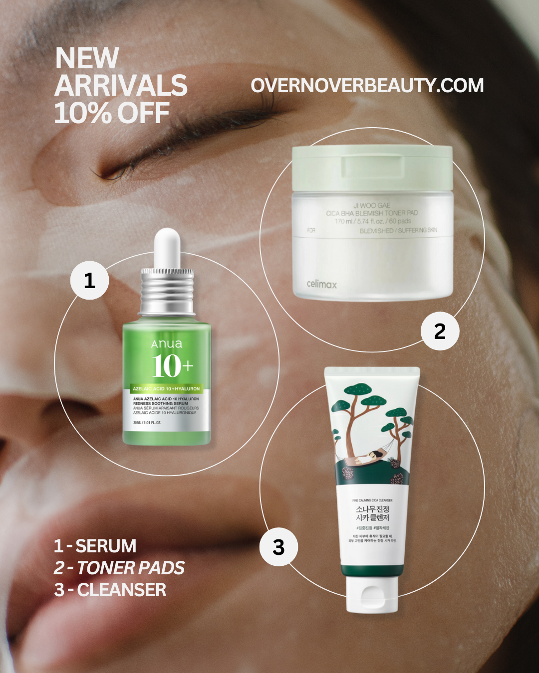 Over N Over Beauty Facebook ad: The Magic of K-Beauty