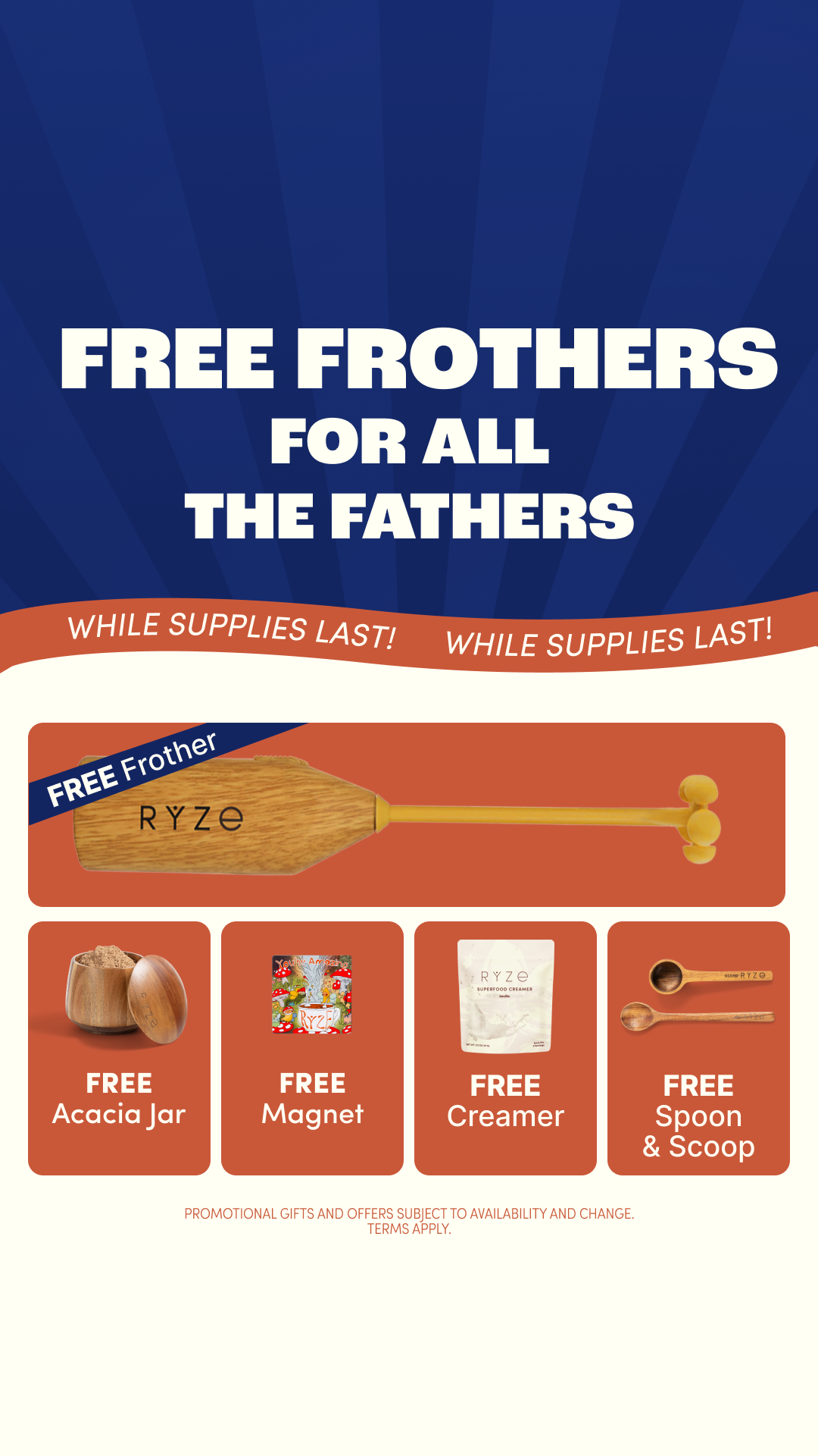 RYZE Superfoods Facebook ad