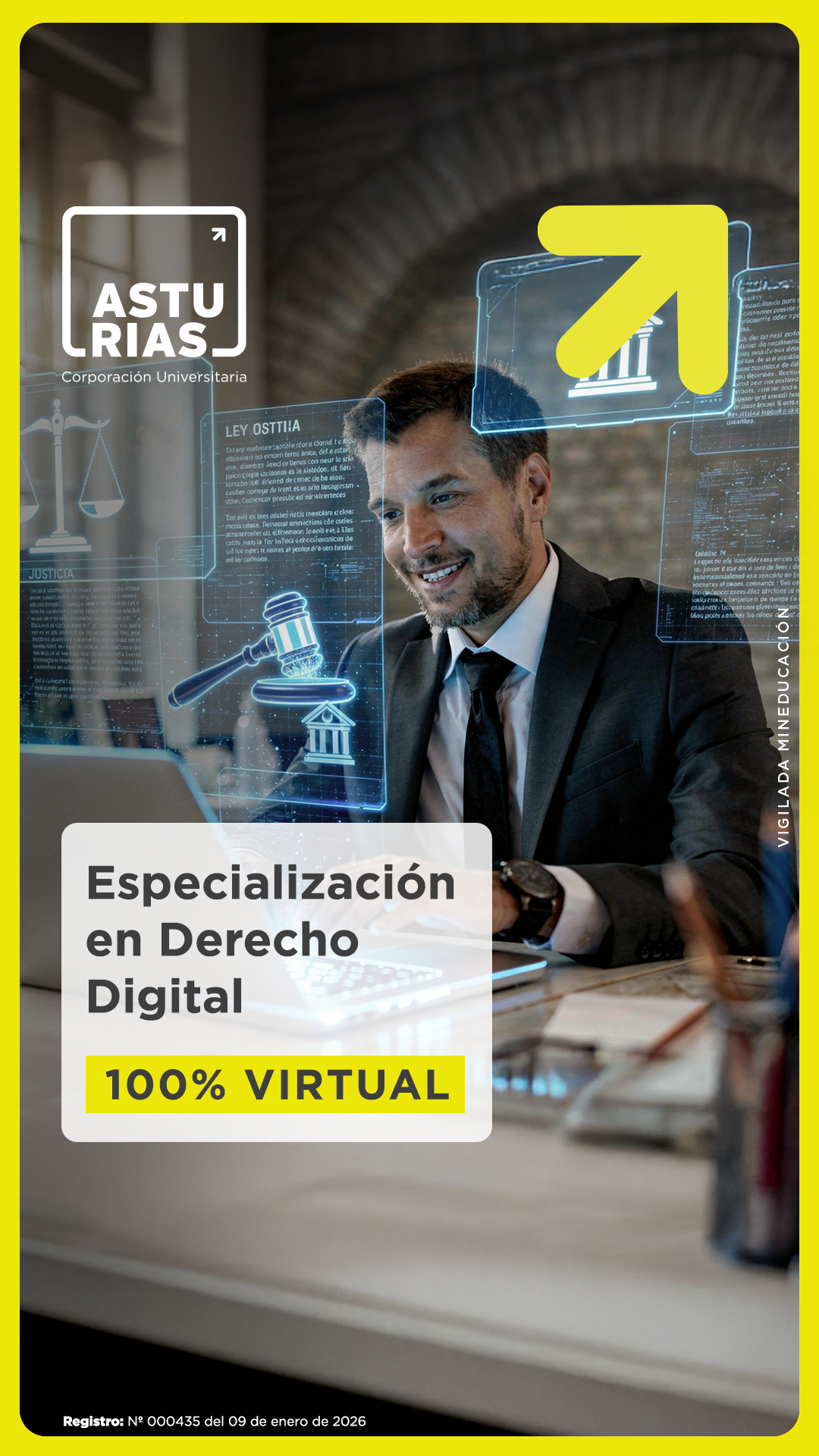 Asturias Corporación Universitaria Facebook ad