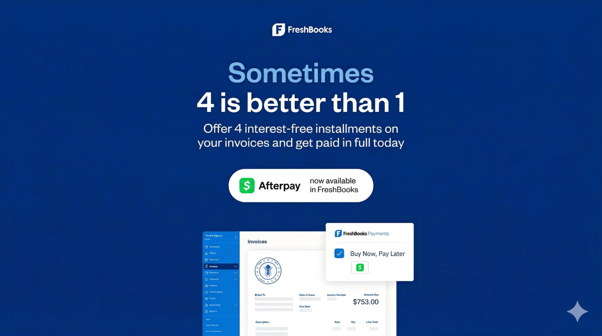 FreshBooks Facebook ad