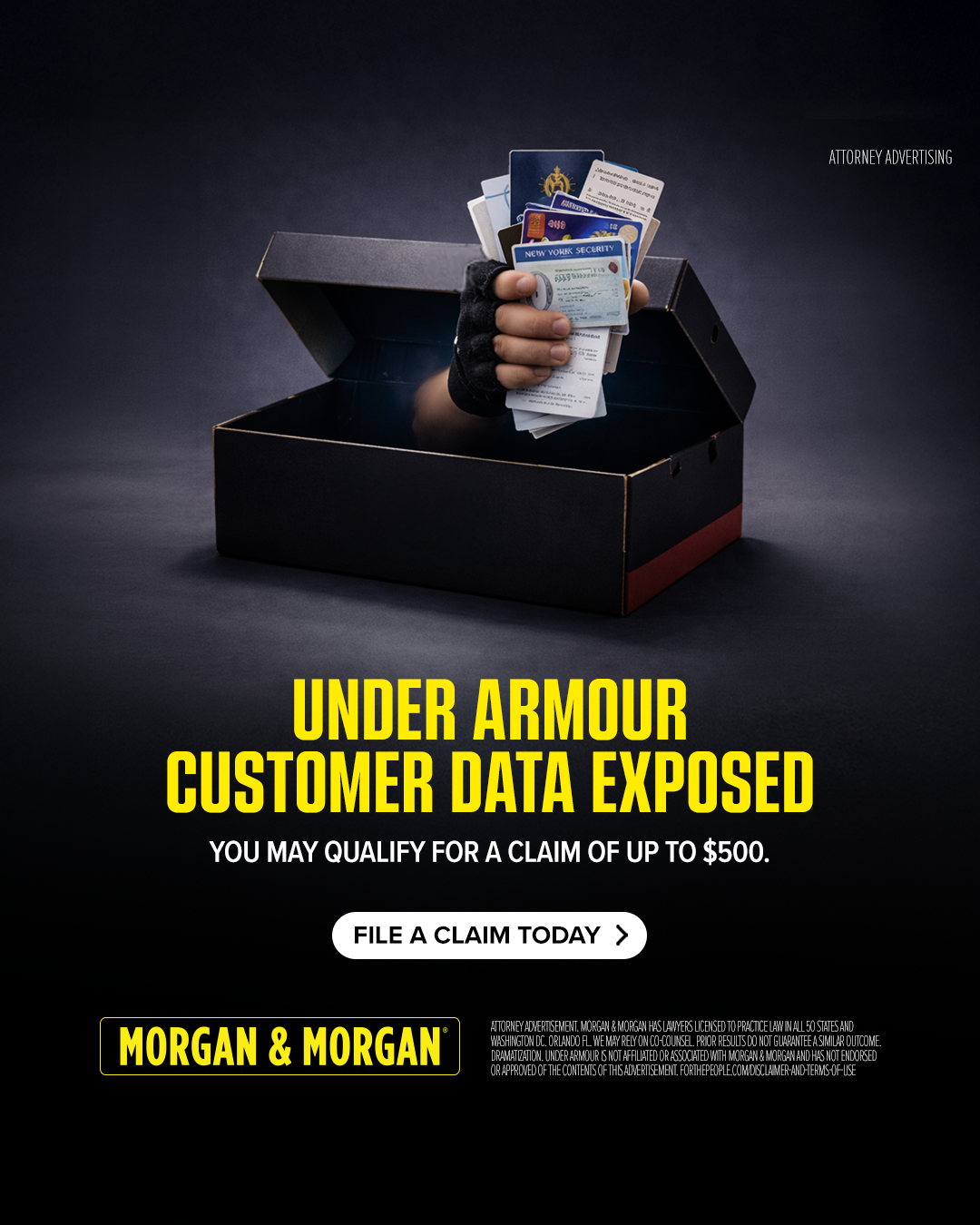 Morgan & Morgan Facebook ad