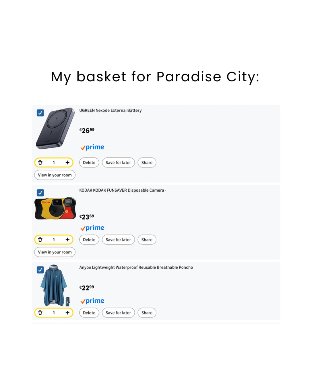 Amazon.com.be Facebook ad