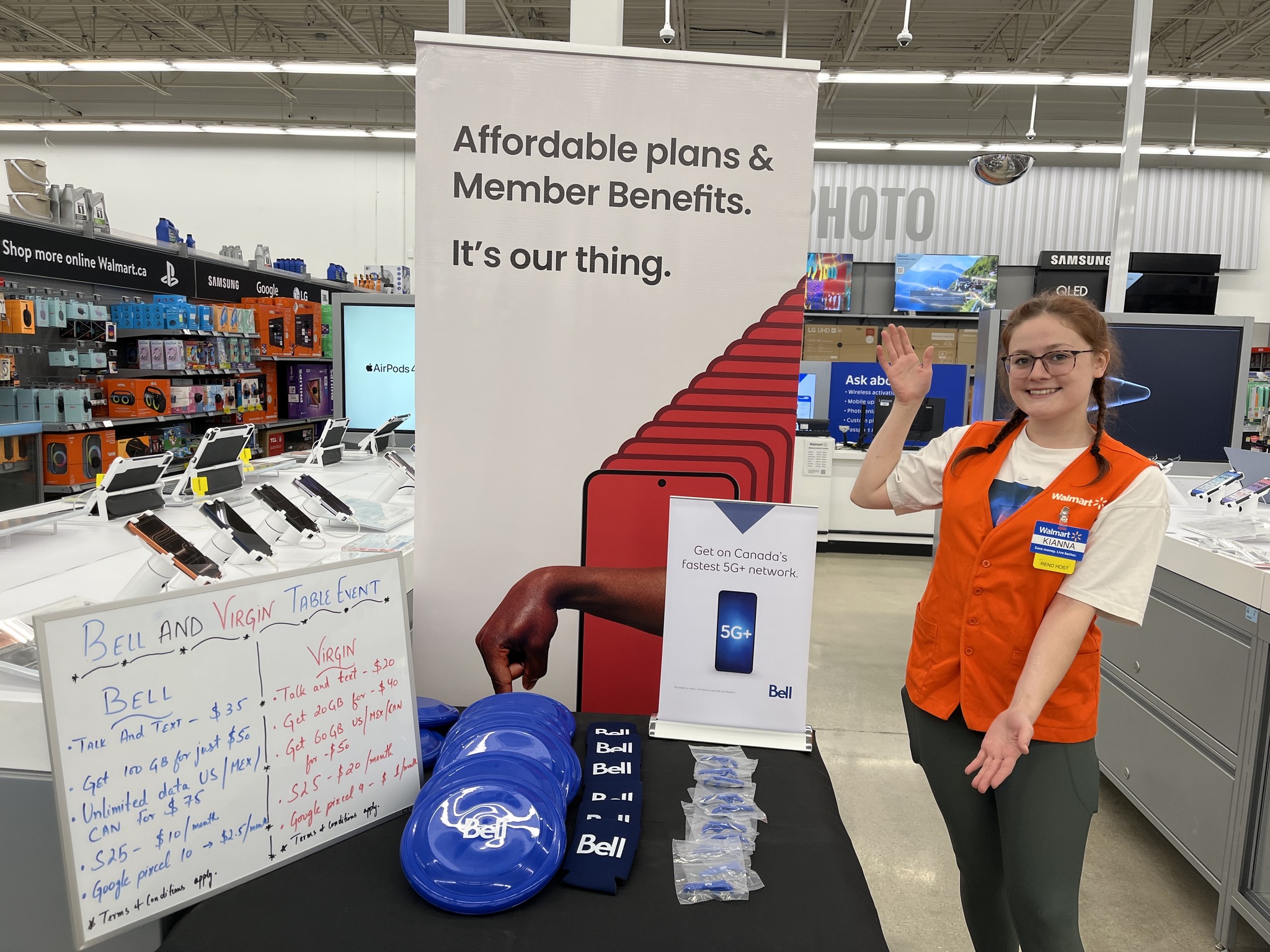 Walmart Canada Facebook ad: Great affordable plans and member benefits with Bill…
