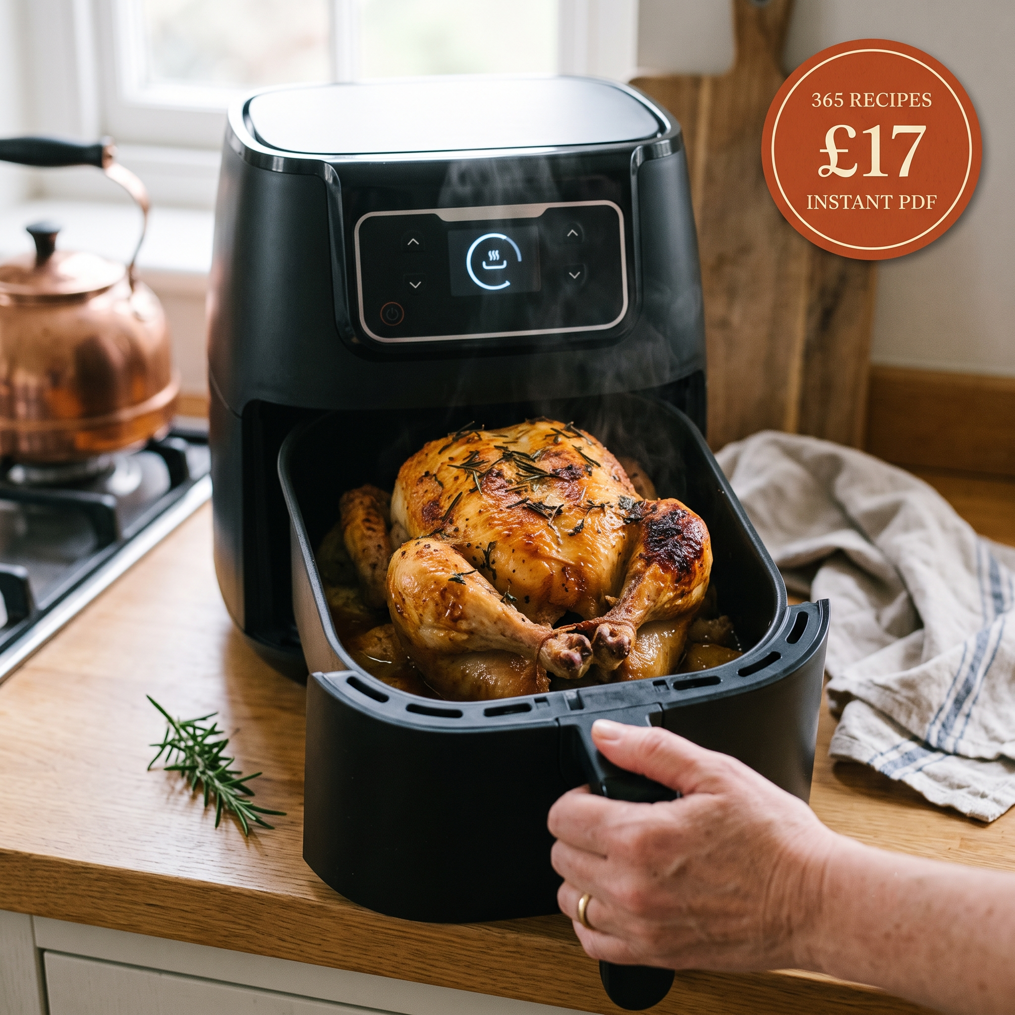 Catherine Mitchell Facebook ad: 365 tested recipes · £17