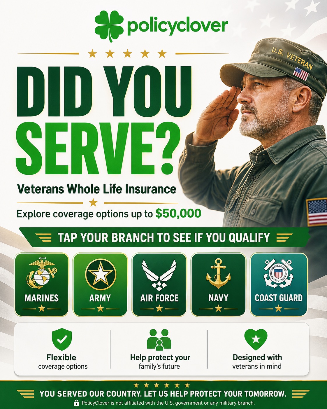PolicyClover Facebook ad