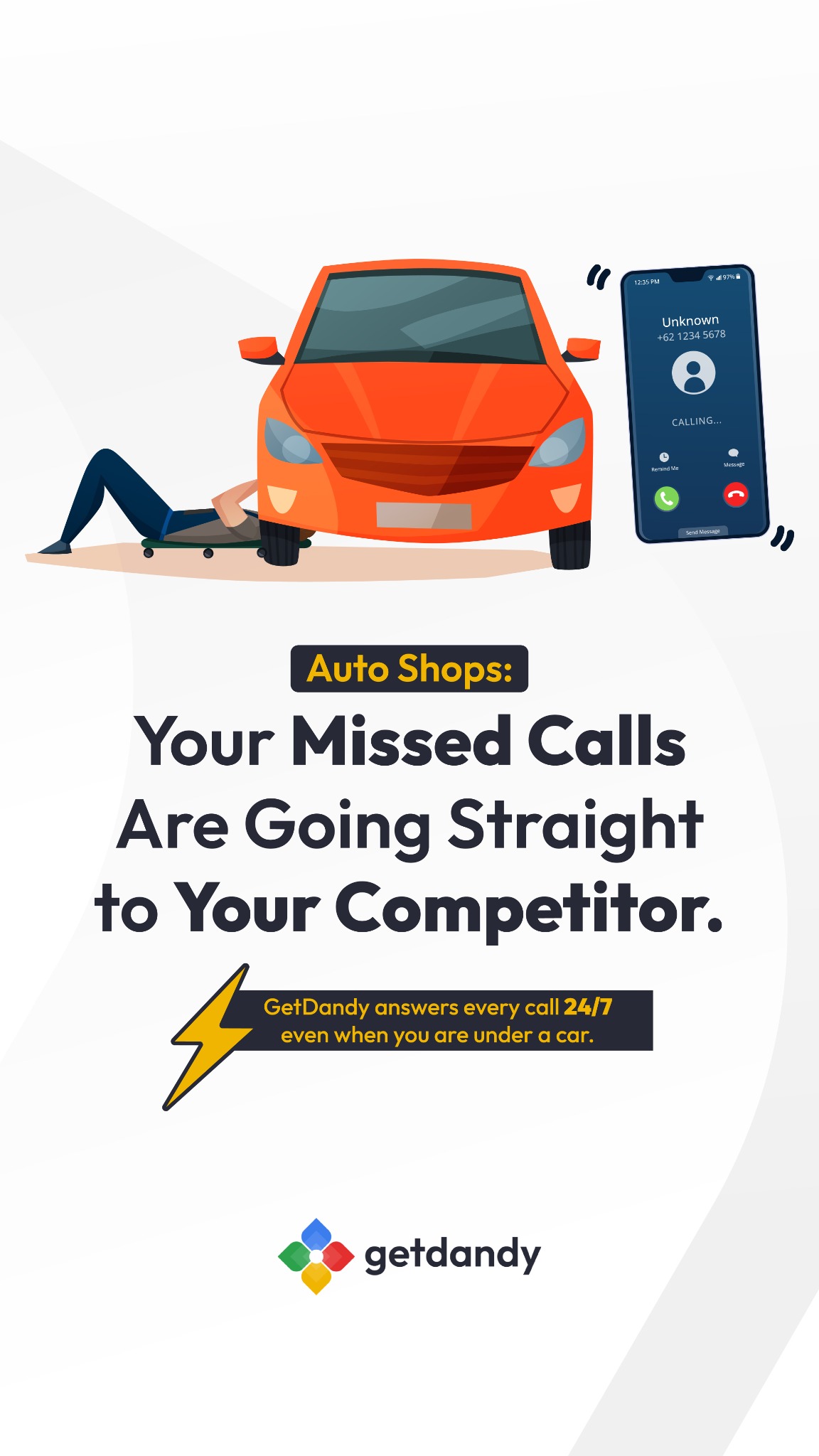 GetDandy Facebook ad from Aug 6, 2026
