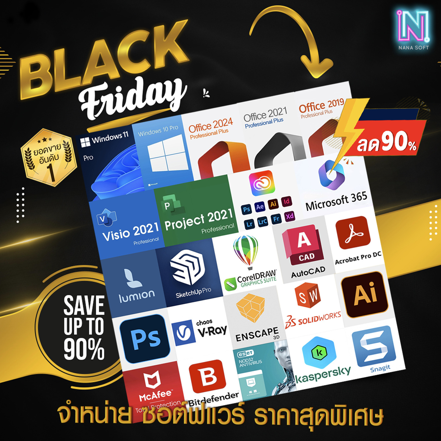 Nanasoft : ขายโปรแกรมคอมพิวเตอร์ Facebook ad