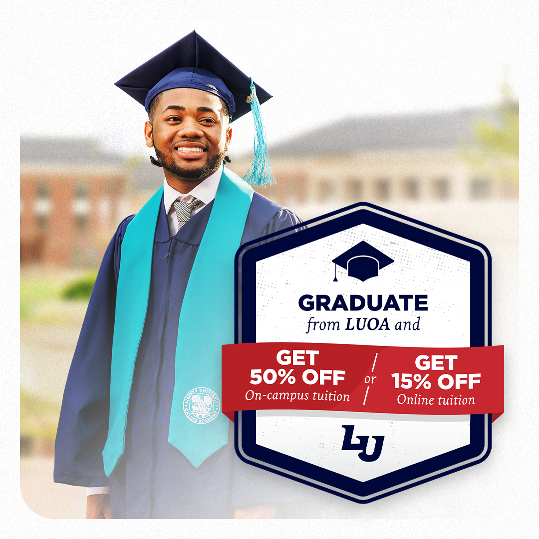 Liberty University Online Academy K-12 Facebook ad