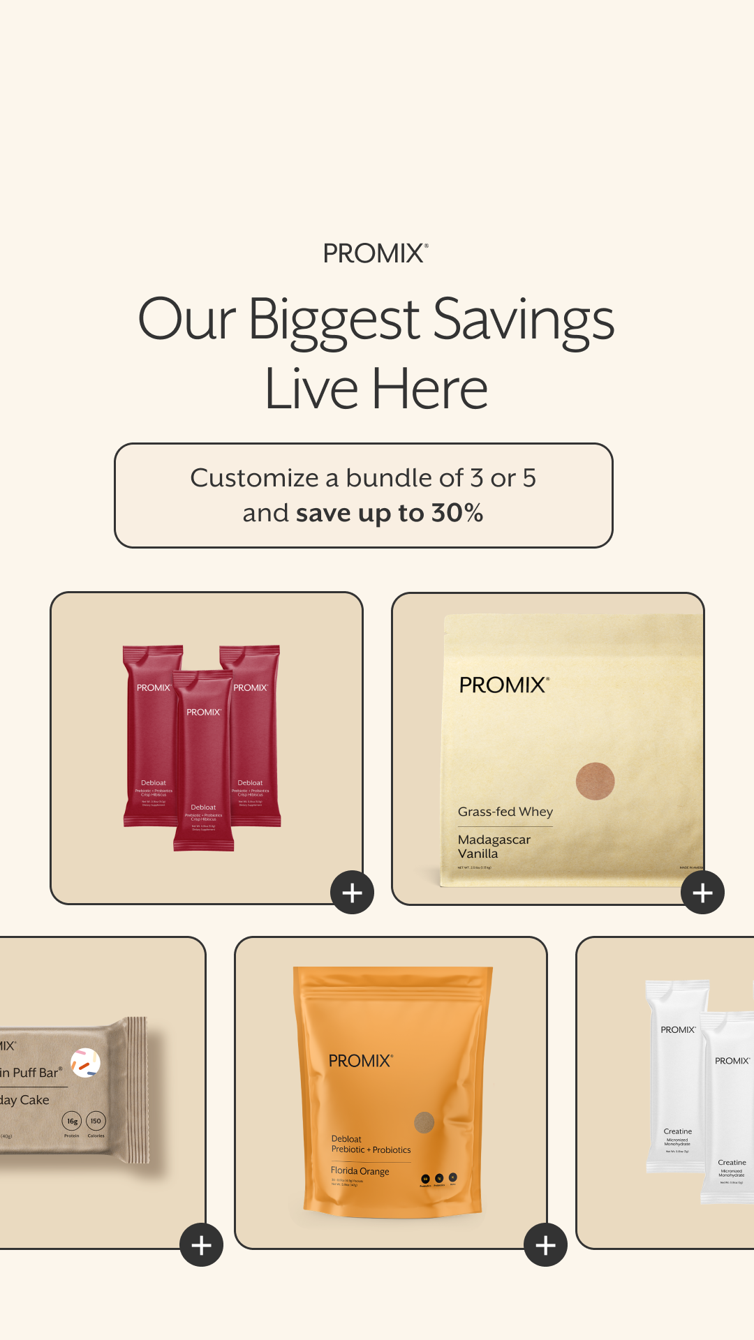 PROMIX Nutrition Facebook ad