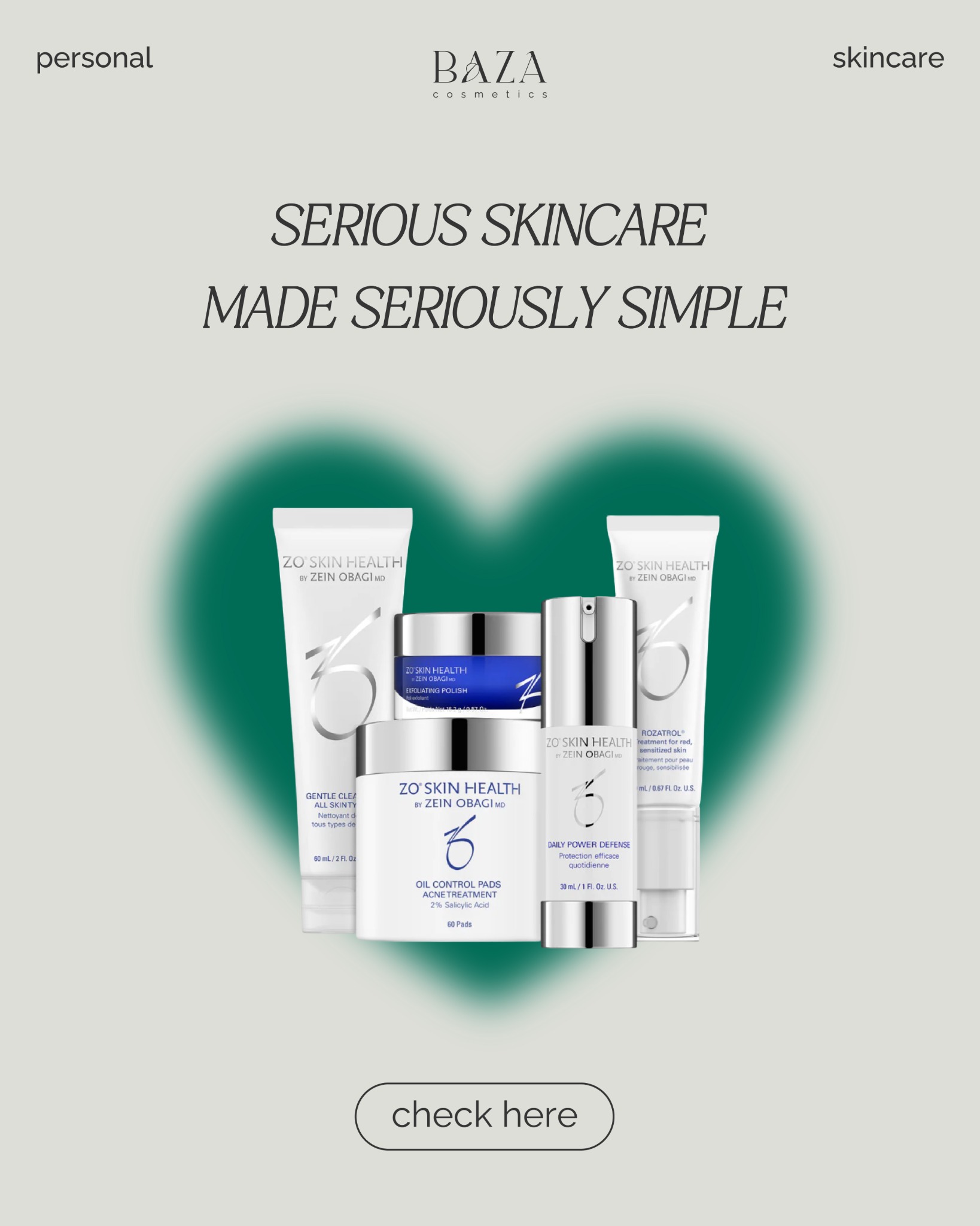 BazaCosmetics Facebook ad