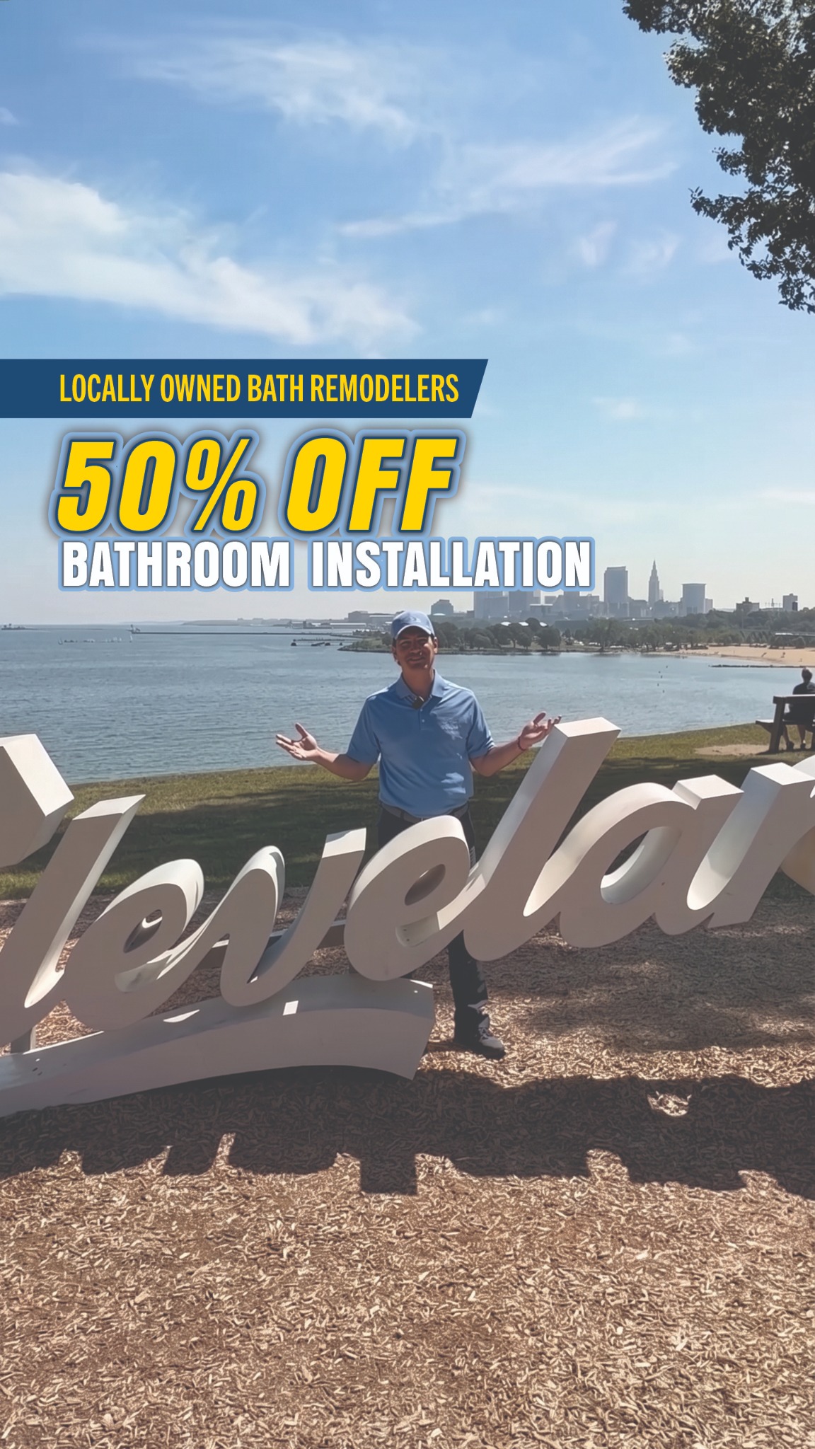 Baths R Us Facebook ad: What Does a Bathroom Cost in Cleveland?