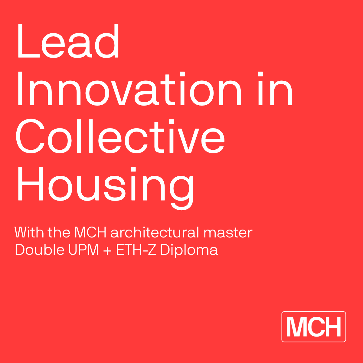 Master in Collective Housing Facebook ad: Specialize in Collective Housing in Madrid with UPM…
