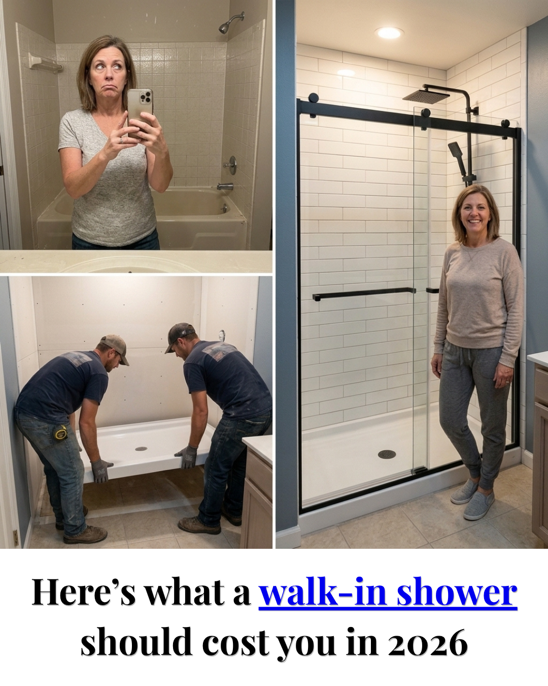 Today's Homeowner Facebook ad: Walk-In Shower Cost
