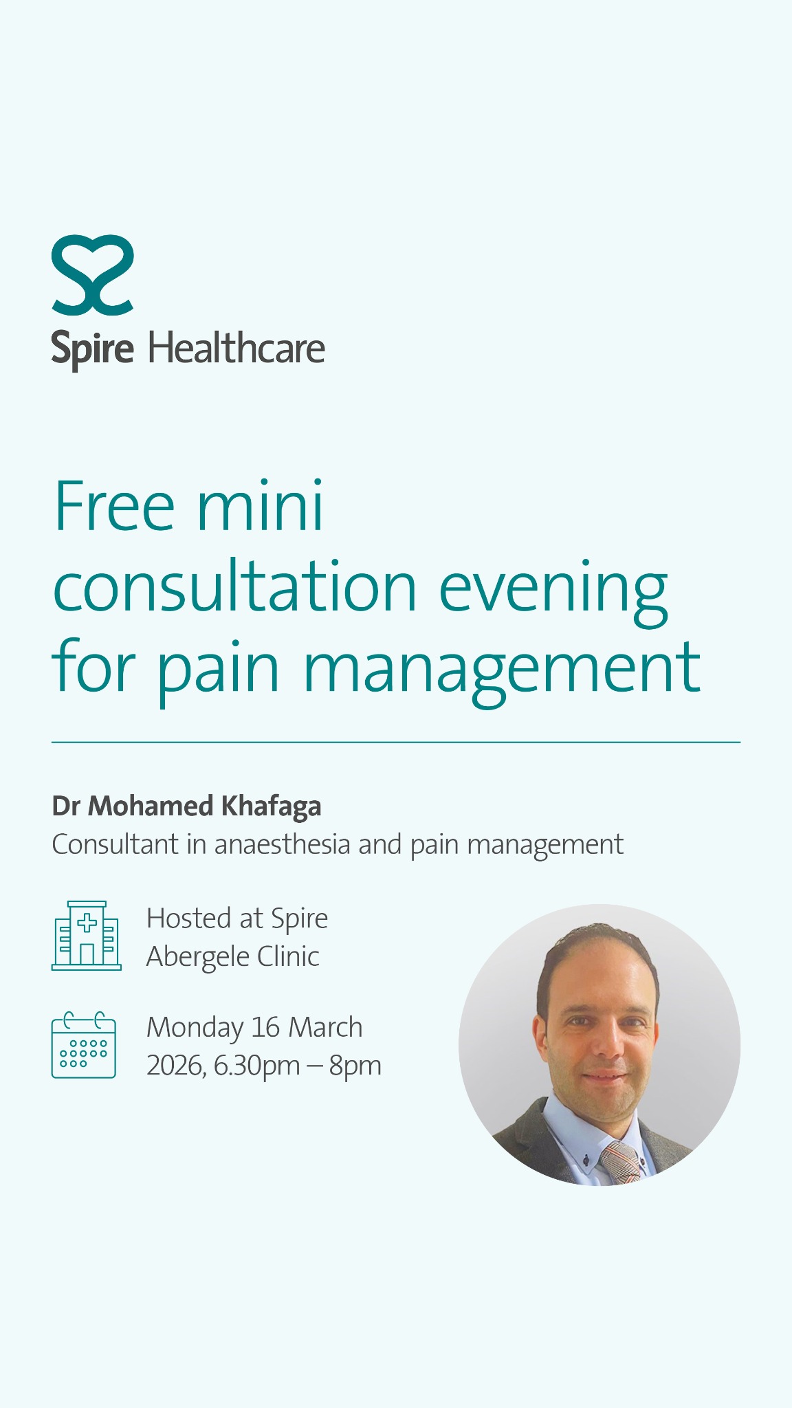 Spire Healthcare Facebook ad