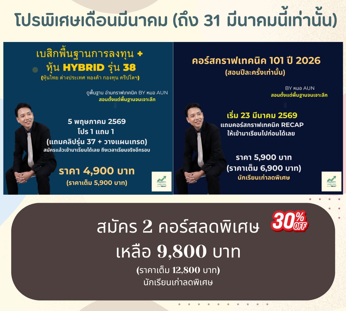 รวยหุ้นง่าย ๆ สไตล์ Dr.A - V2 Facebook ad: โปรพิเศษลด 30% และ 1 แถม 1.สมัครได้ตั้งแต่วันนี้ถึงเที่ยงคื…