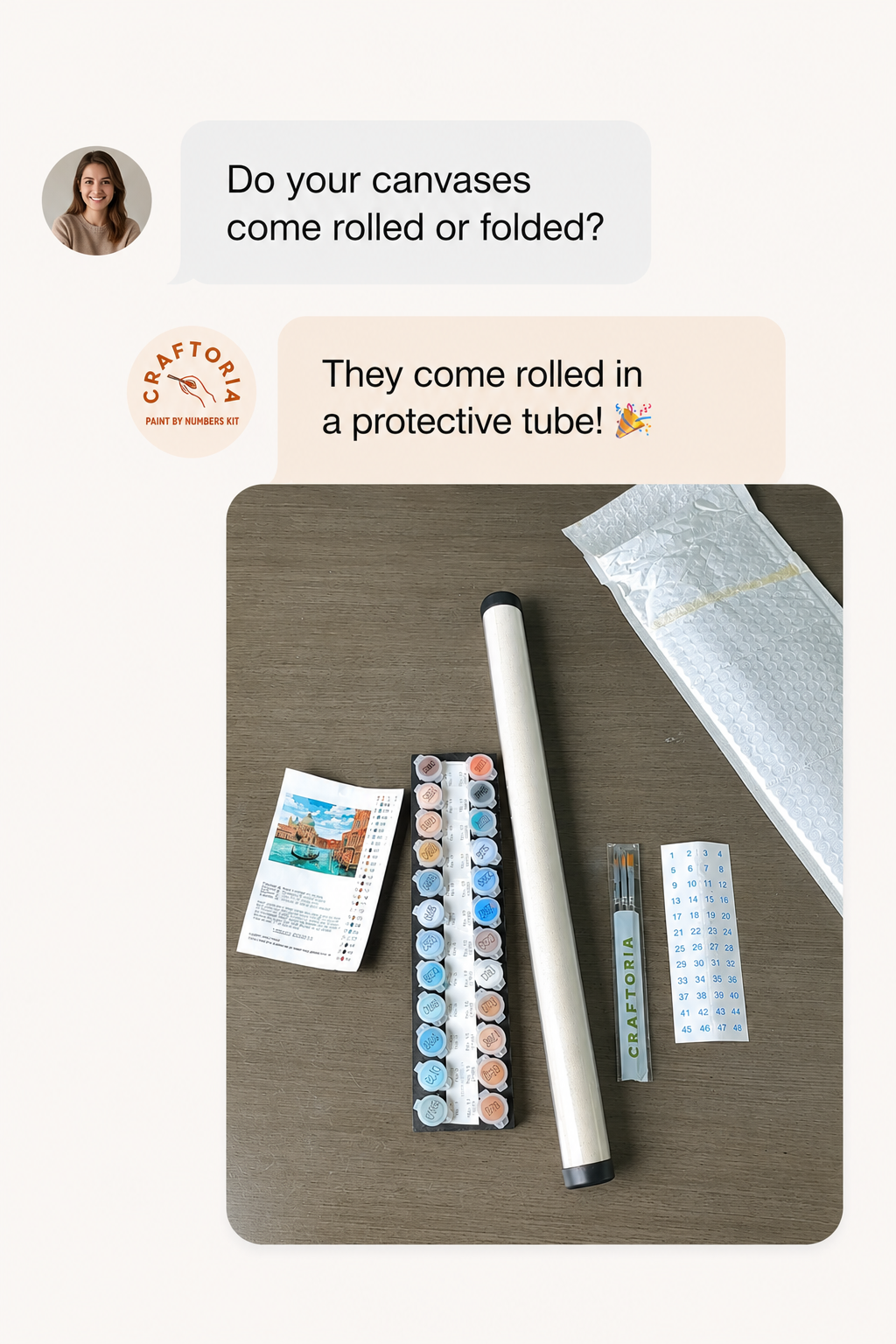 Craftoria Facebook ad