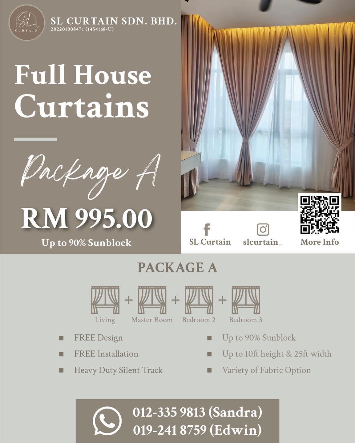 SL Curtain Facebook ad