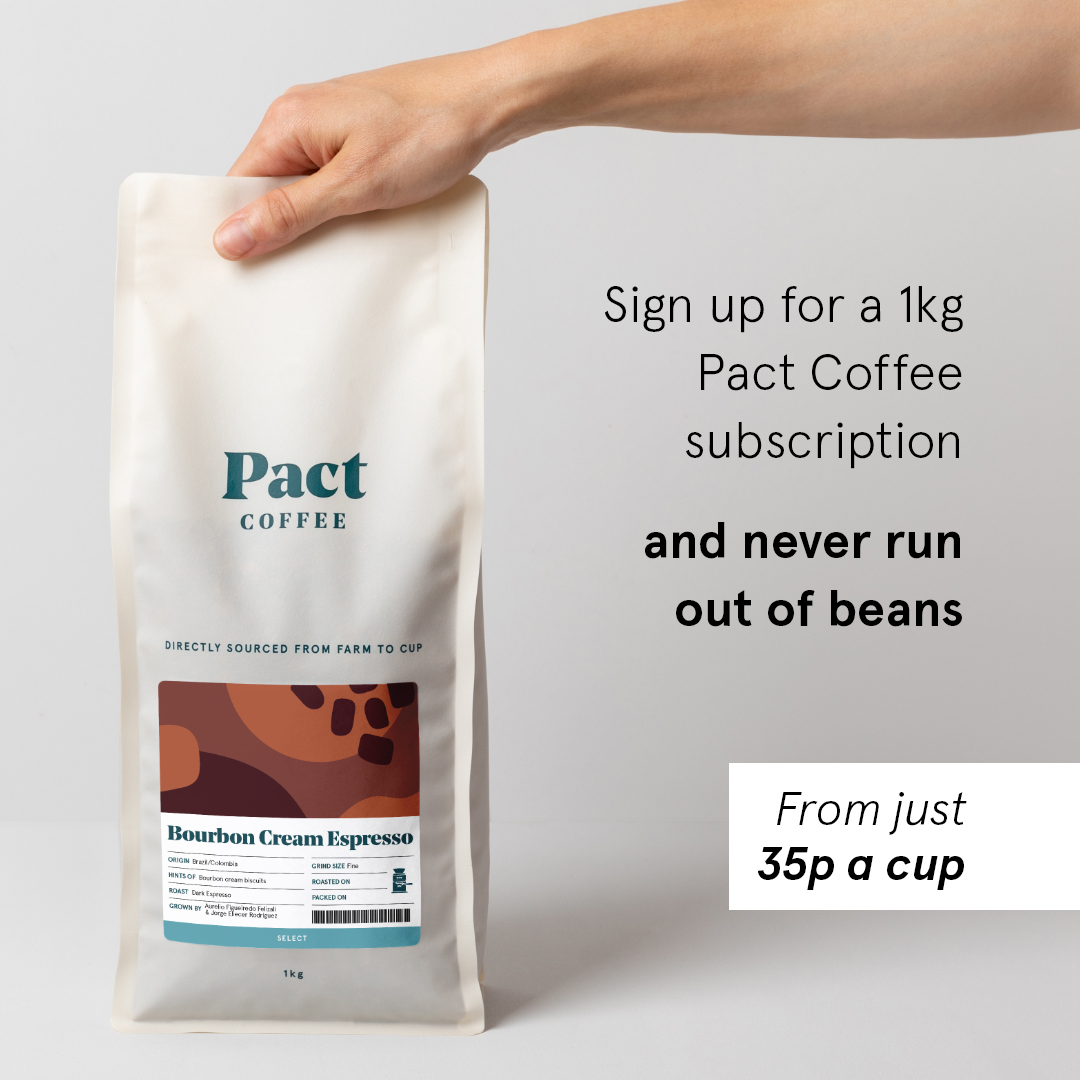 Pact Coffee Facebook ad